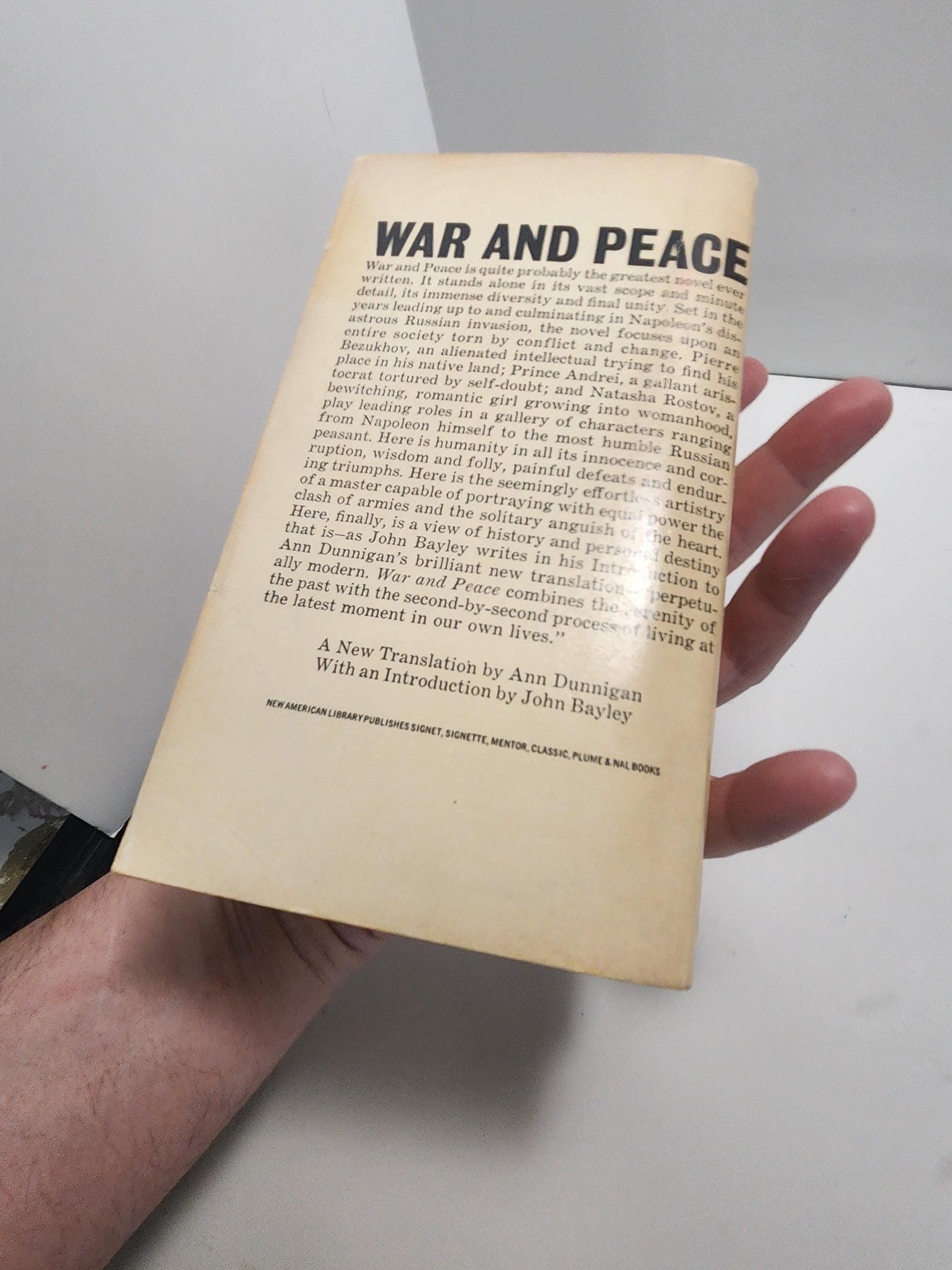War & Peace 1960s Leo Tolstoy Lot of 2 - Books - War - Peace - War and Peace - Paperback Books - 1960s Books - Leo Tolstoy