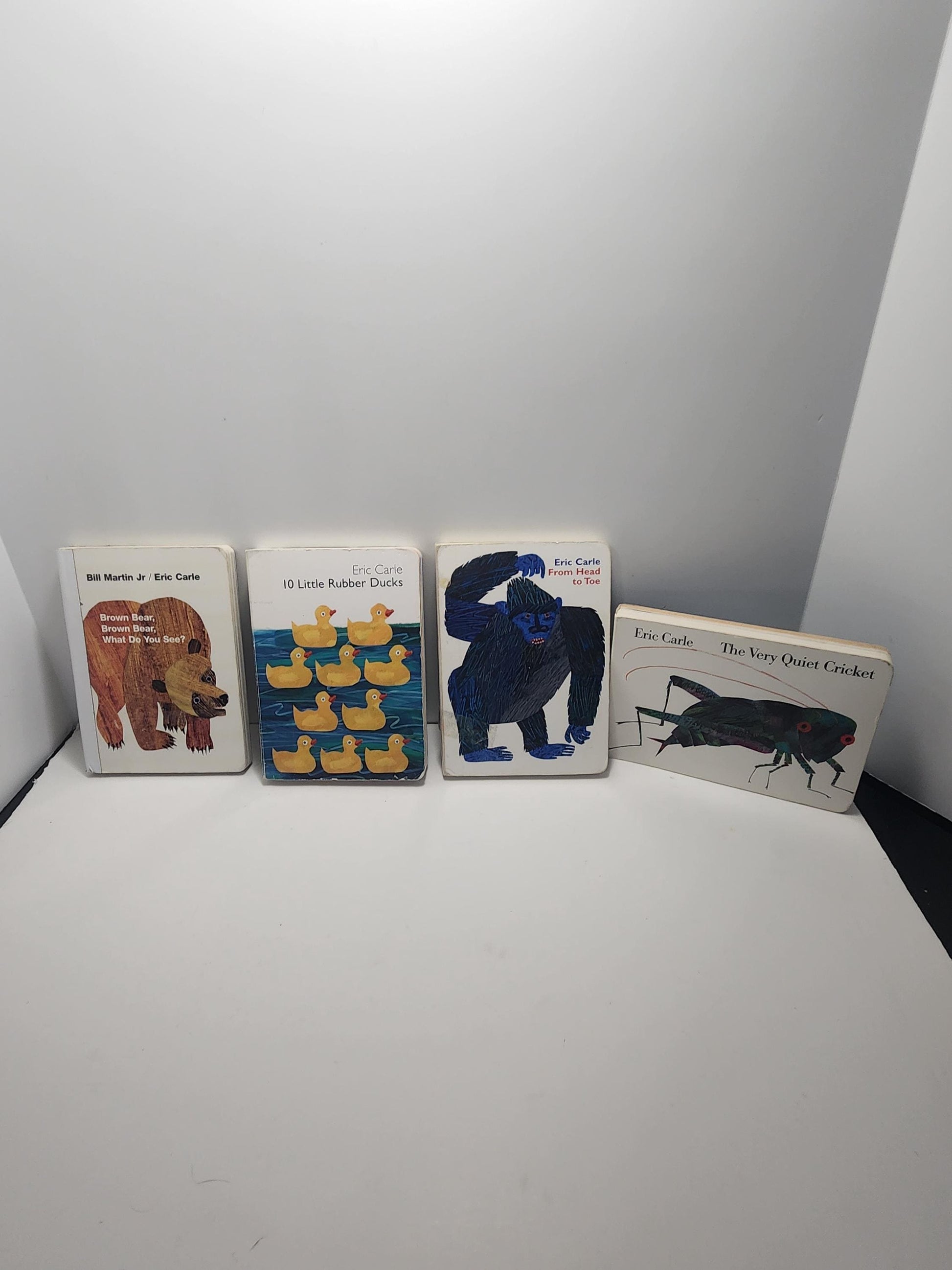 Eric Carle Books Lot of 4 - Eric Carle - Children's Books - Vintage Books - Eric Carle Books - Brown Bear - Very Quiet Cricket