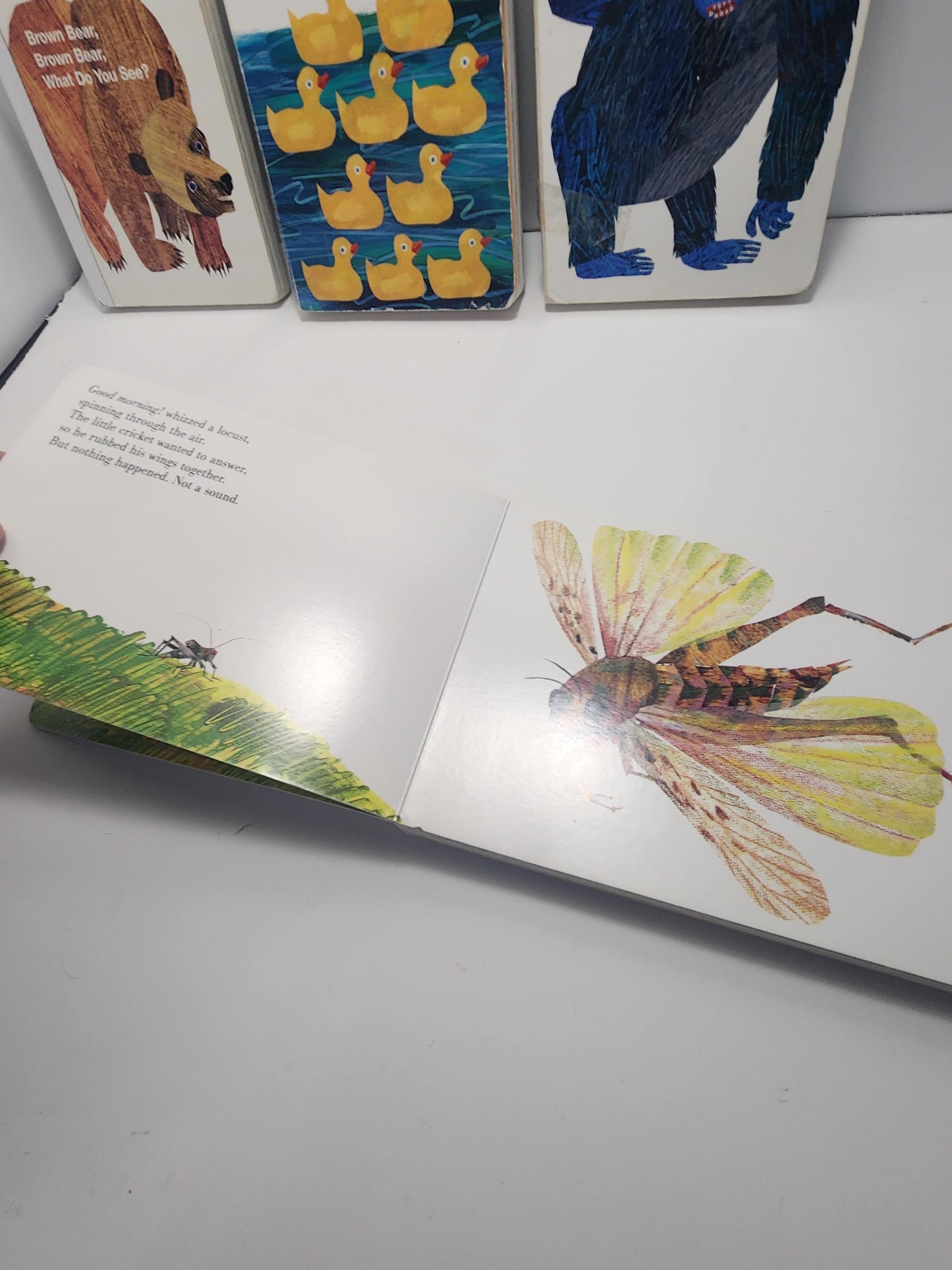 Eric Carle Books Lot of 4 - Eric Carle - Children's Books - Vintage Books - Eric Carle Books - Brown Bear - Very Quiet Cricket