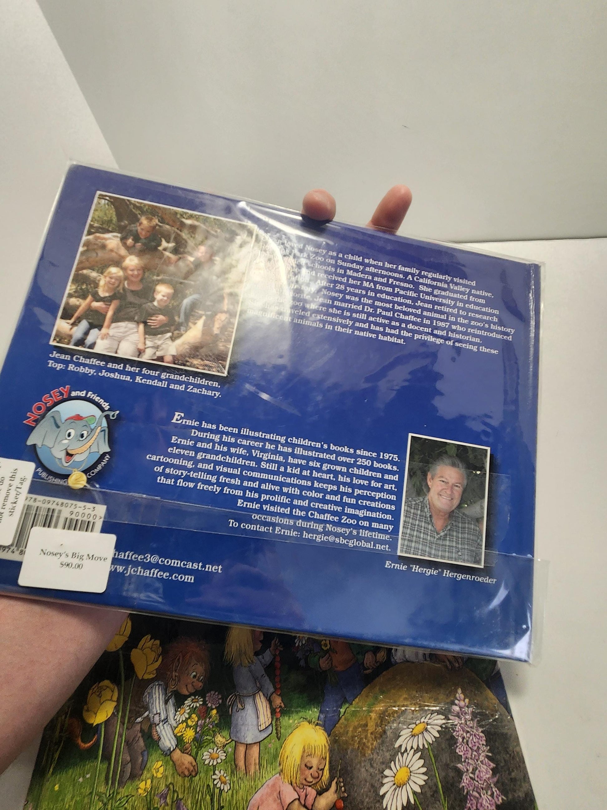 RARE 1st Edition Children's Books - Nosey's Big Move By Jean Chaffee - A Troll Wedding By Rolf Lidberg - Trolls - Elephants - Children Books