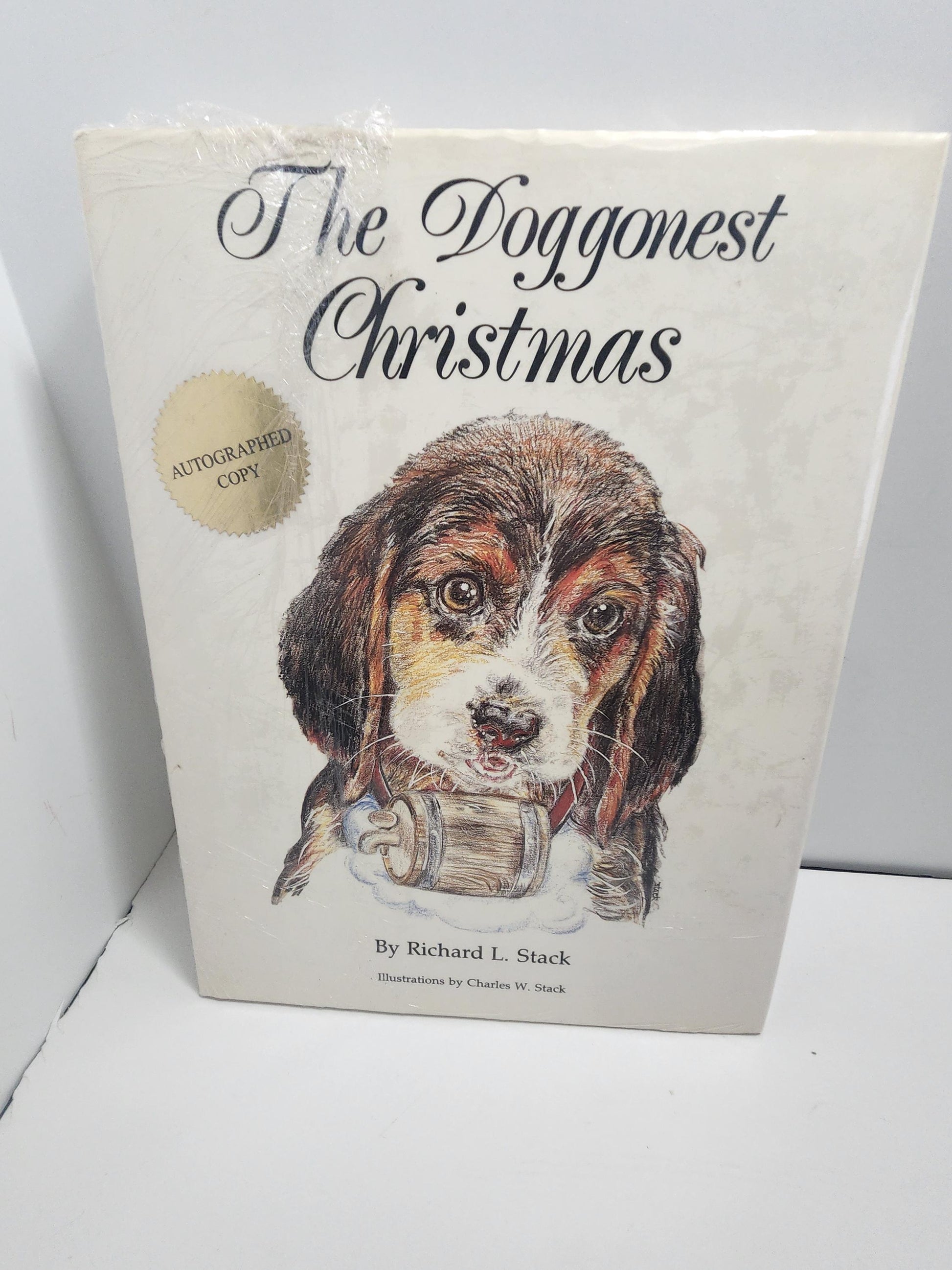 Signed Children's Books Lot of 2 - A Cowgirl And Her Horse By Jean Adam's - The Doggonest Christmas By Richard Stack