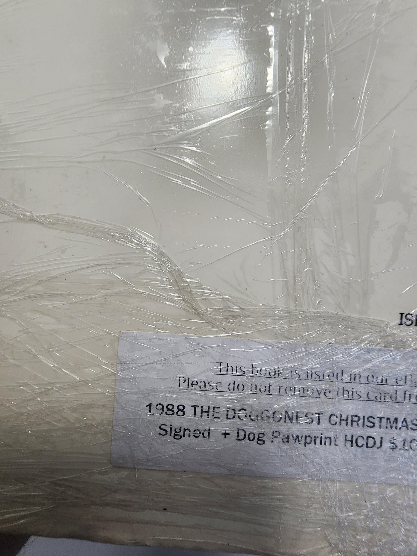 Signed Children's Books Lot of 2 - A Cowgirl And Her Horse By Jean Adam's - The Doggonest Christmas By Richard Stack