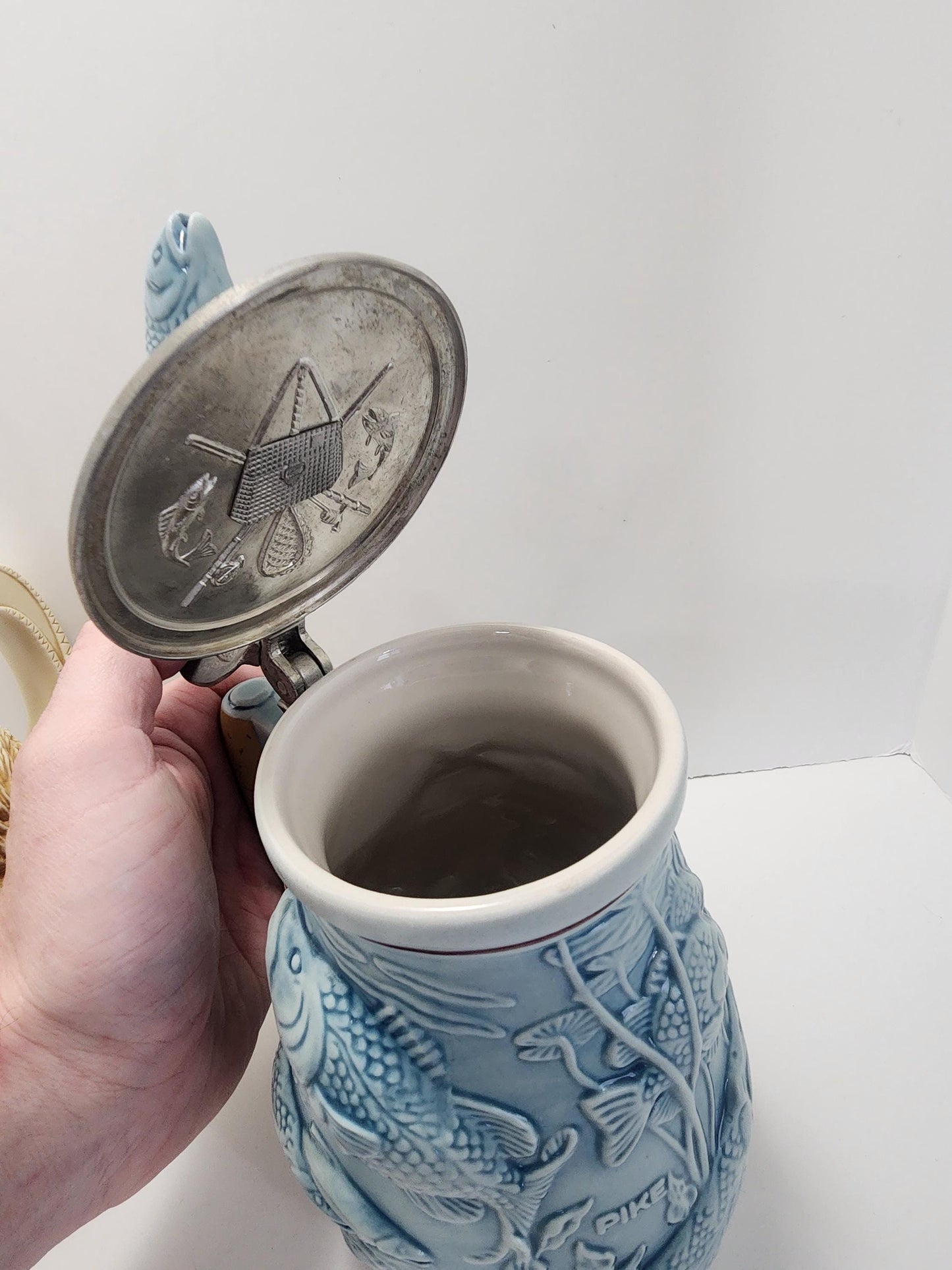 Avon Limited Edition 1990s Beer Steins - Beer - Beer Steins - Avon - Avon Steins - Vintage Steins - Safari - Africa - Fishing - Fishermen