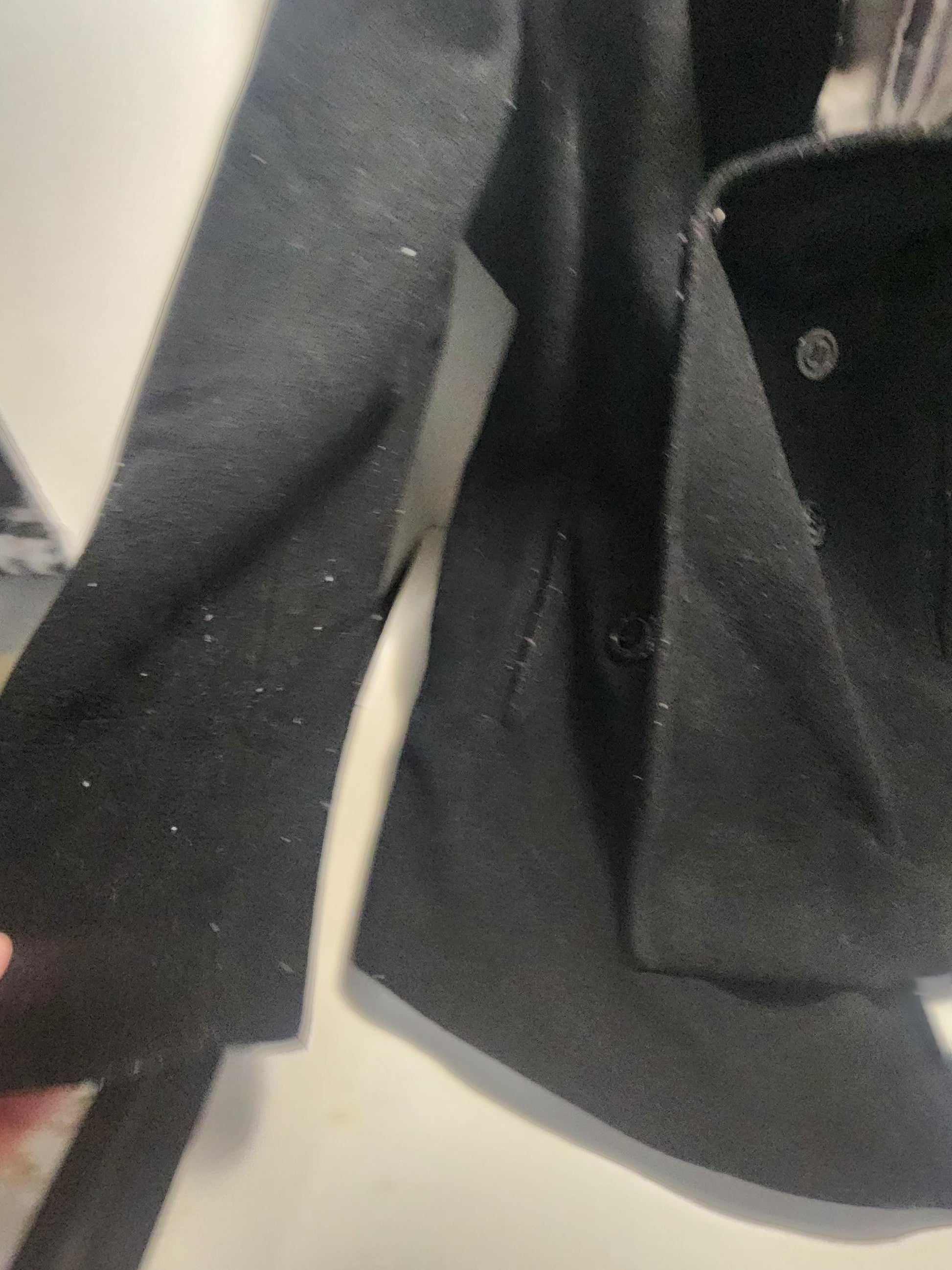 Calvin Kelin Size 6 Wool Charcoal Jacket - Jackets - Clothes - Vintage Jackets - Calvin Klein - Calvin Klein Jacket - Wool Jacket