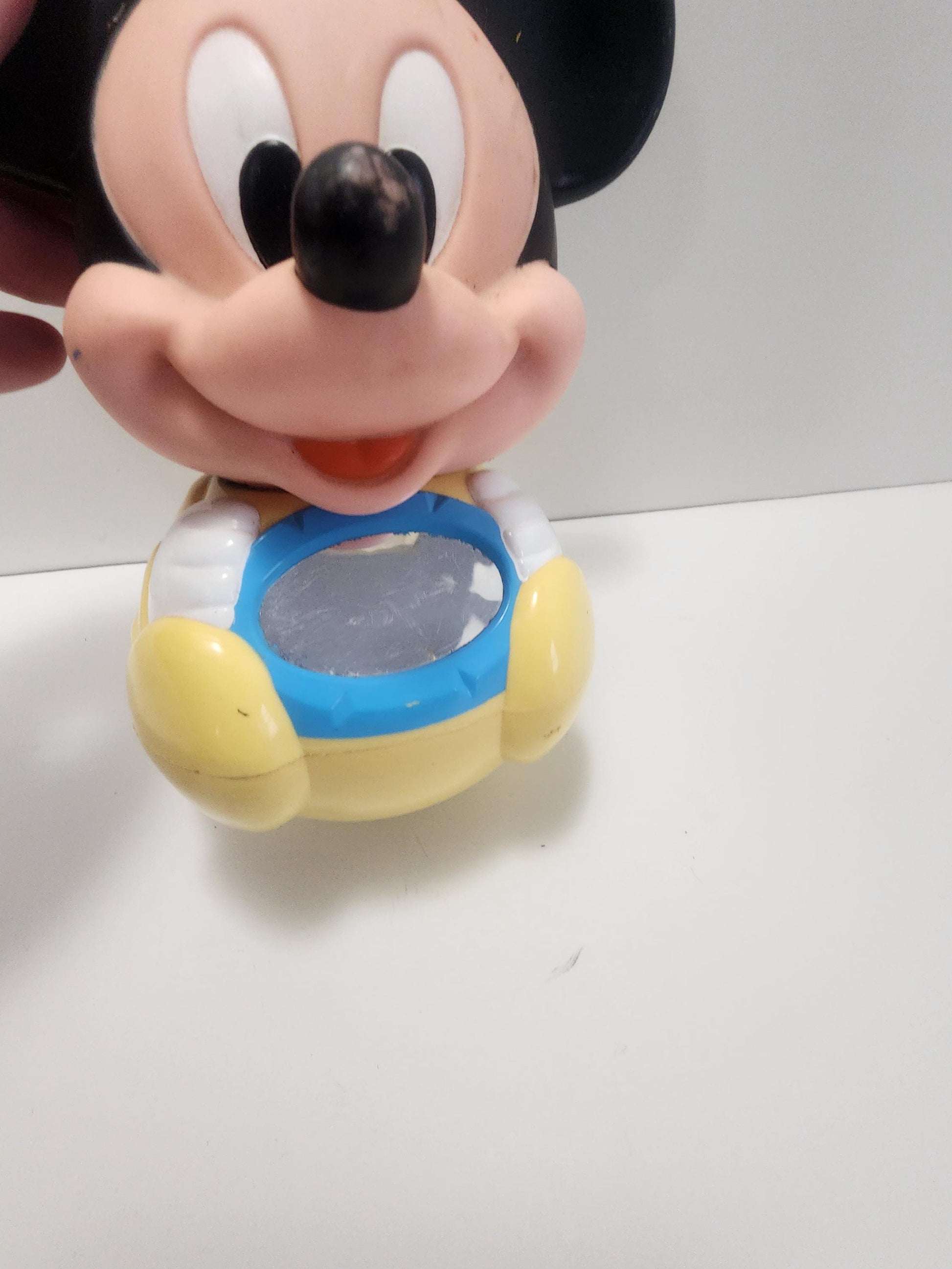 Walt Disney 1984 Made In Thailand Roly Poly Mickey Mouse Toys - Baby Toys - Baby Toys - Mickey Mouse - Walt Disney - Vintage Toys