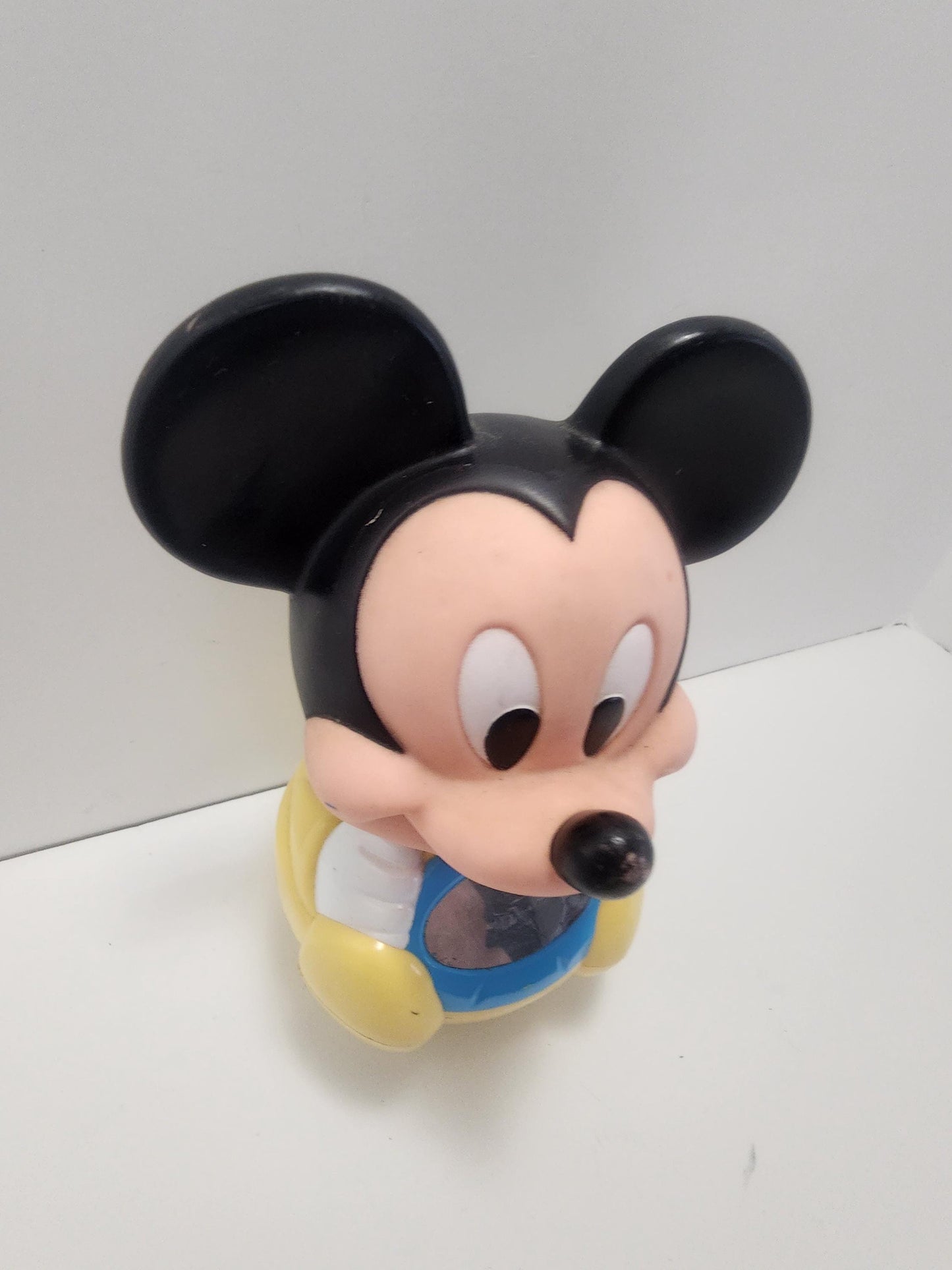 Walt Disney 1984 Made In Thailand Roly Poly Mickey Mouse Toys - Baby Toys - Baby Toys - Mickey Mouse - Walt Disney - Vintage Toys