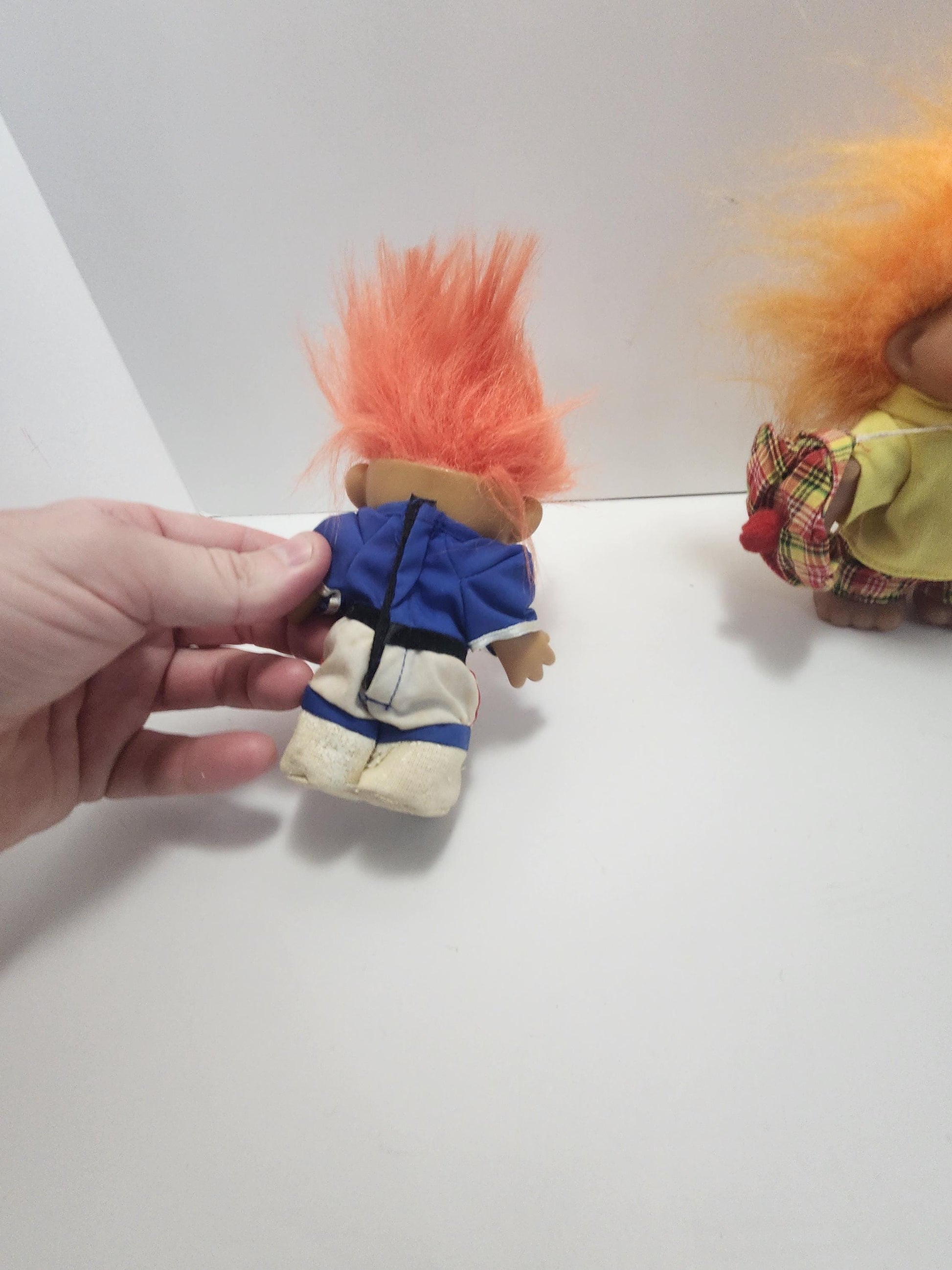 Russ 1990s Vintage Rare Troll Dolls - Football - Dolls - Toys - Vintage Toys - Russ - Trolls - Troll Dolls