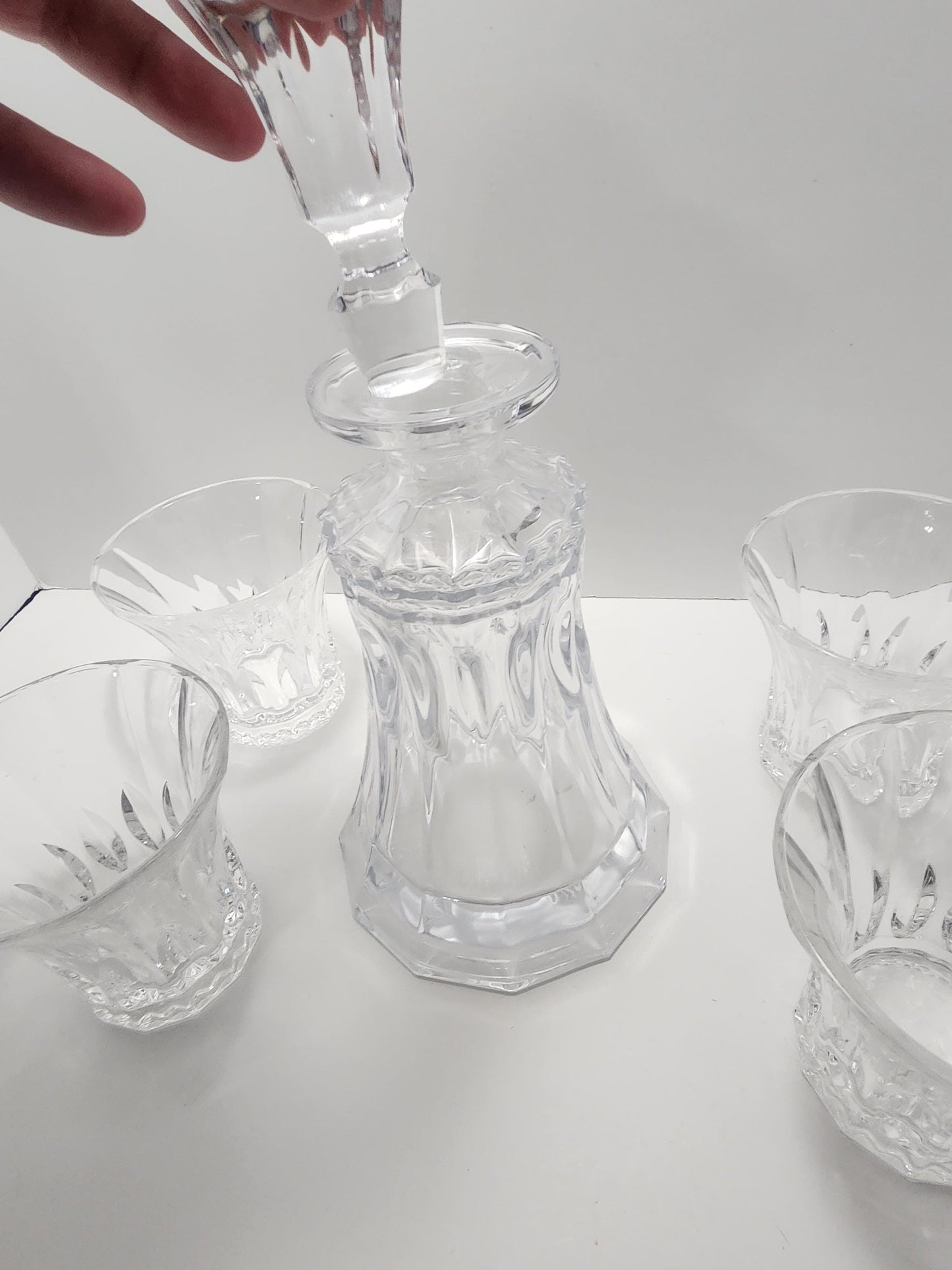 KANARS Whiskey Decanter Set Liquor Bottle with Crystal Glass for Scotch Bourbon - Kanars - Whiskey Glasses - Barware - Boubon - Decanter