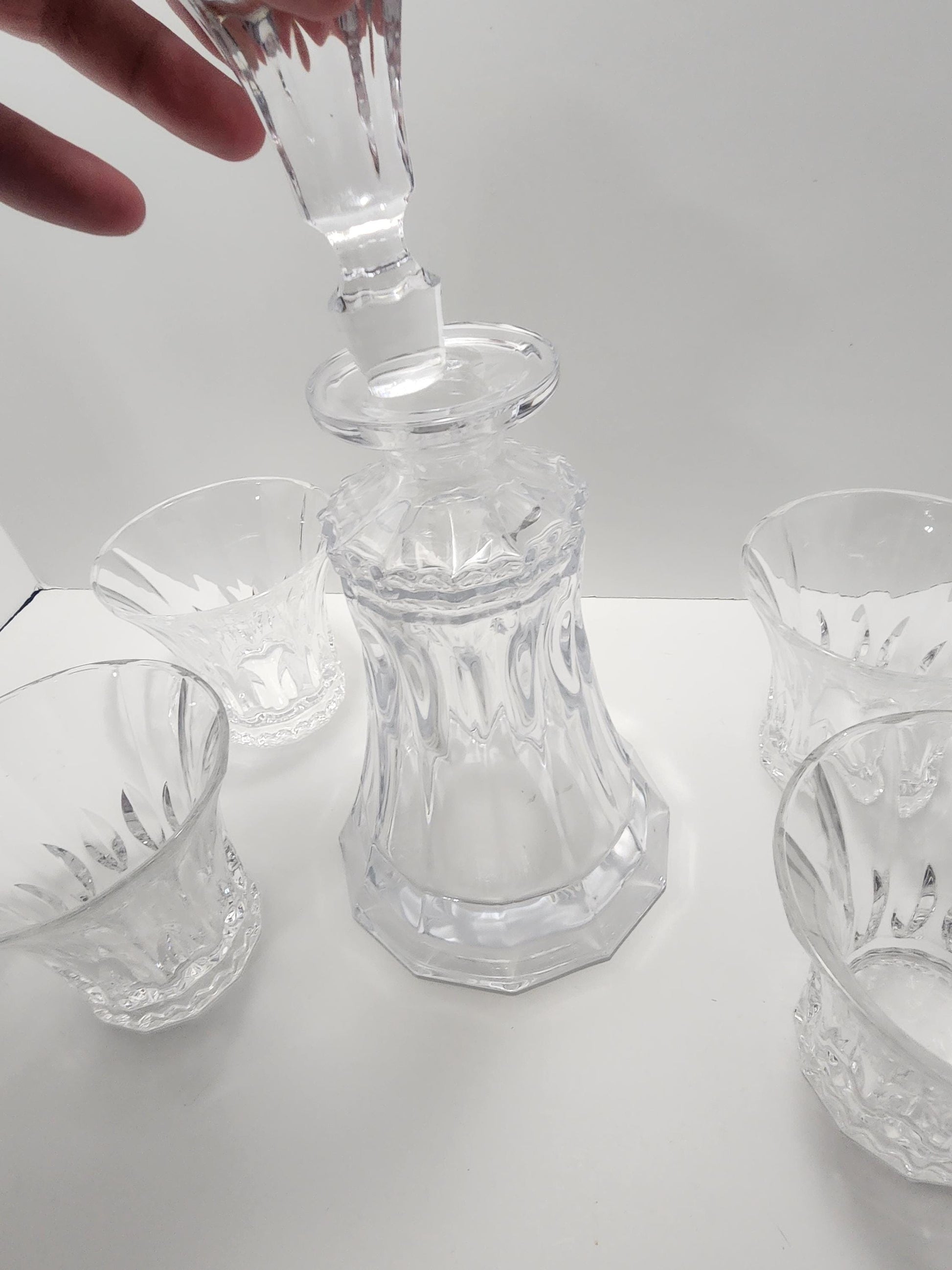 KANARS Whiskey Decanter Set Liquor Bottle with Crystal Glass for Scotch Bourbon - Kanars - Whiskey Glasses - Barware - Boubon - Decanter