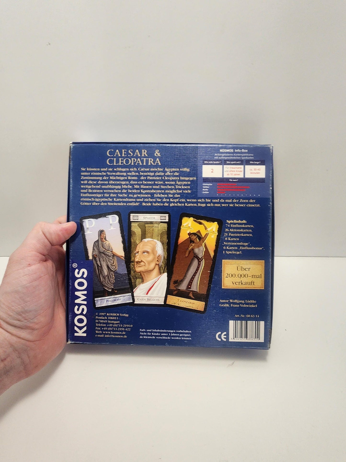 Caesar & Cleopatra Game - Family Games - History - Egypt - History Games - Board Games - Family Game Night - Card Games