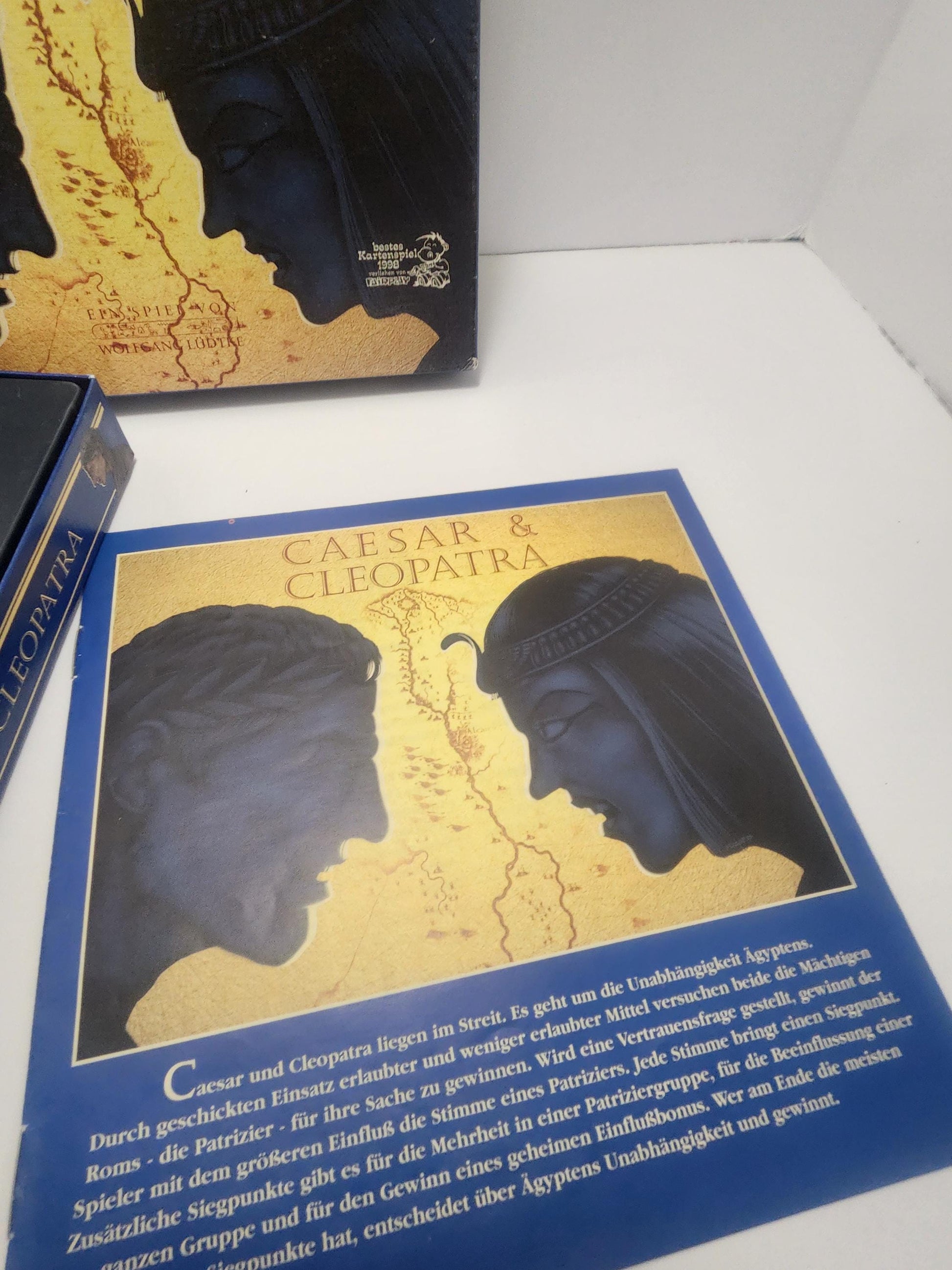 Caesar & Cleopatra Game - Family Games - History - Egypt - History Games - Board Games - Family Game Night - Card Games