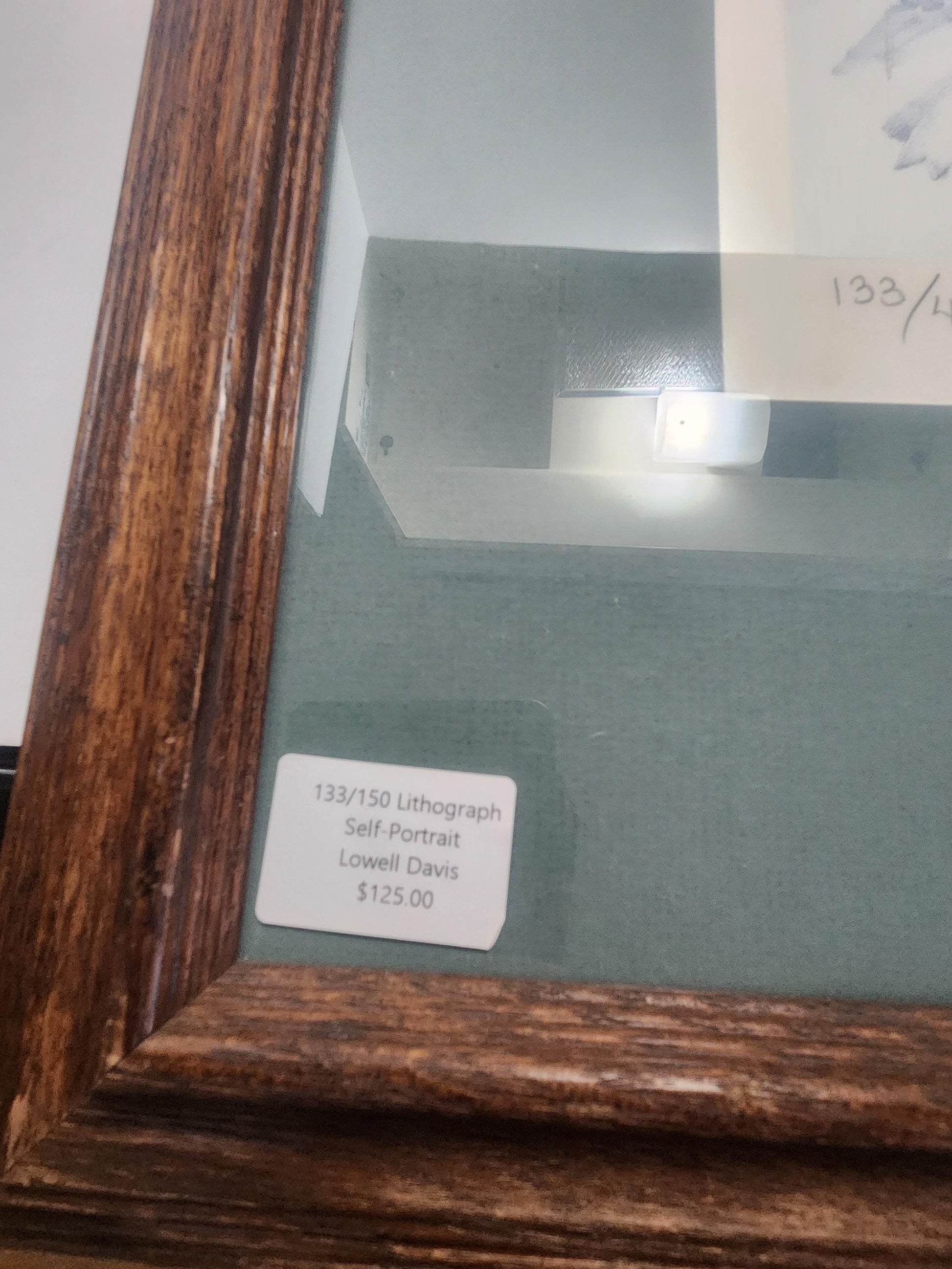 Lowell David 133/150 RARE Lithograph Painting - Lowell Davis - Portraits - Self Portraits - Lilthograph - Paintings - Wall Decor