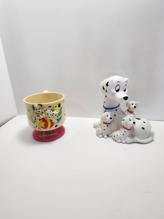101 Dalmations Coin Bank - Mugs- Disney - Disney On Ice - Disney Mugs - Disney Coin Bank - Disney - Coin Bank - Mugs - 101 Dalmations