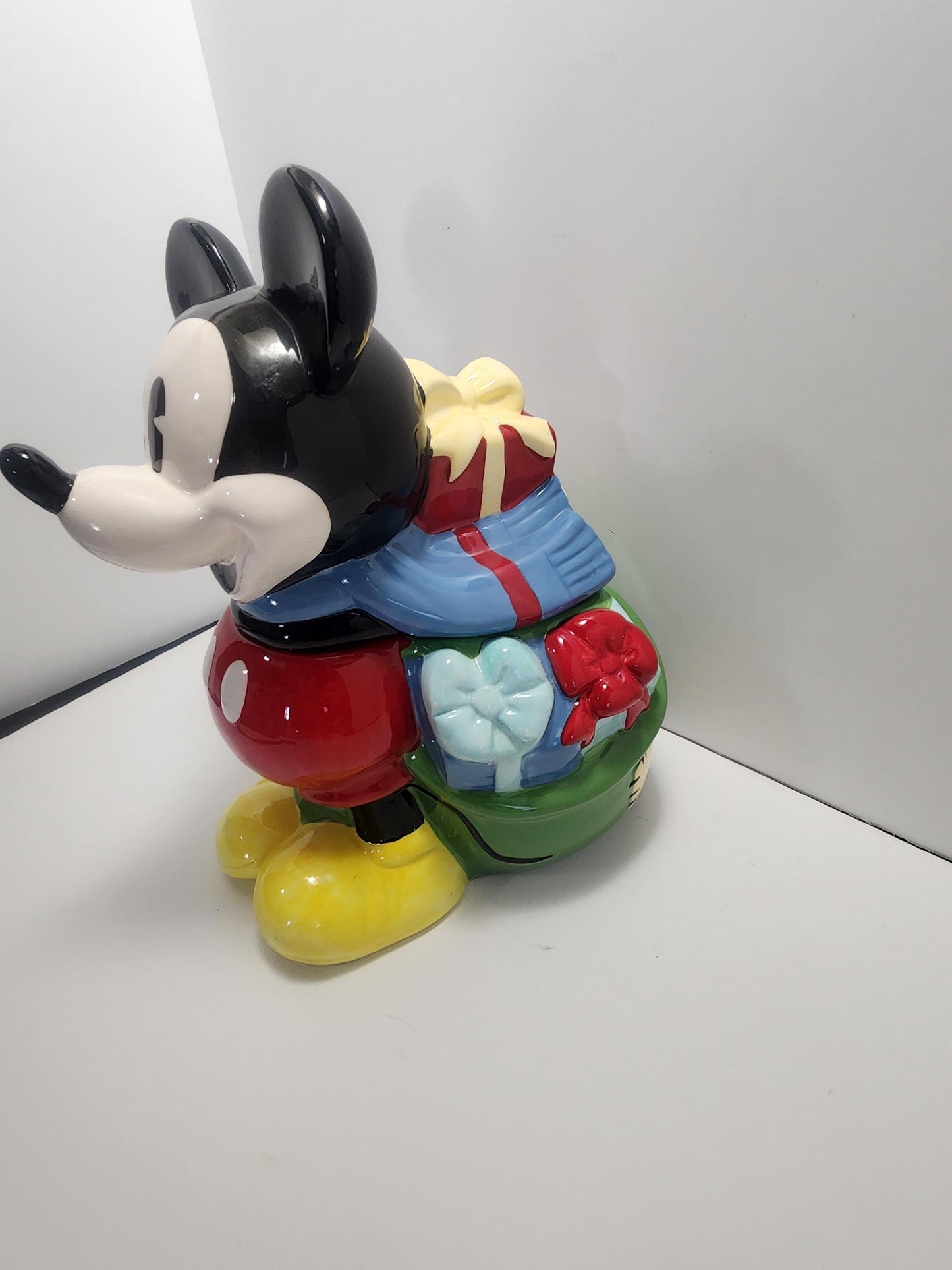 Disney Mickey Mouse Vintage Ceramic Cookie Jar - Cookies - Cookie Jar - Ceramic Cookie Jar - Mickey Mouse - Disney - Kitchen - Mickey