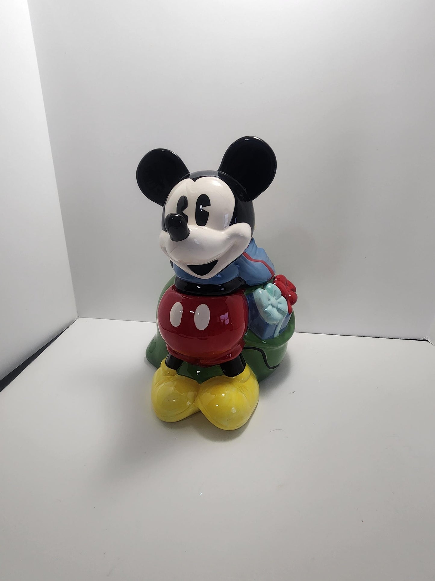 Disney Mickey Mouse Vintage Ceramic Cookie Jar - Cookies - Cookie Jar - Ceramic Cookie Jar - Mickey Mouse - Disney - Kitchen - Mickey