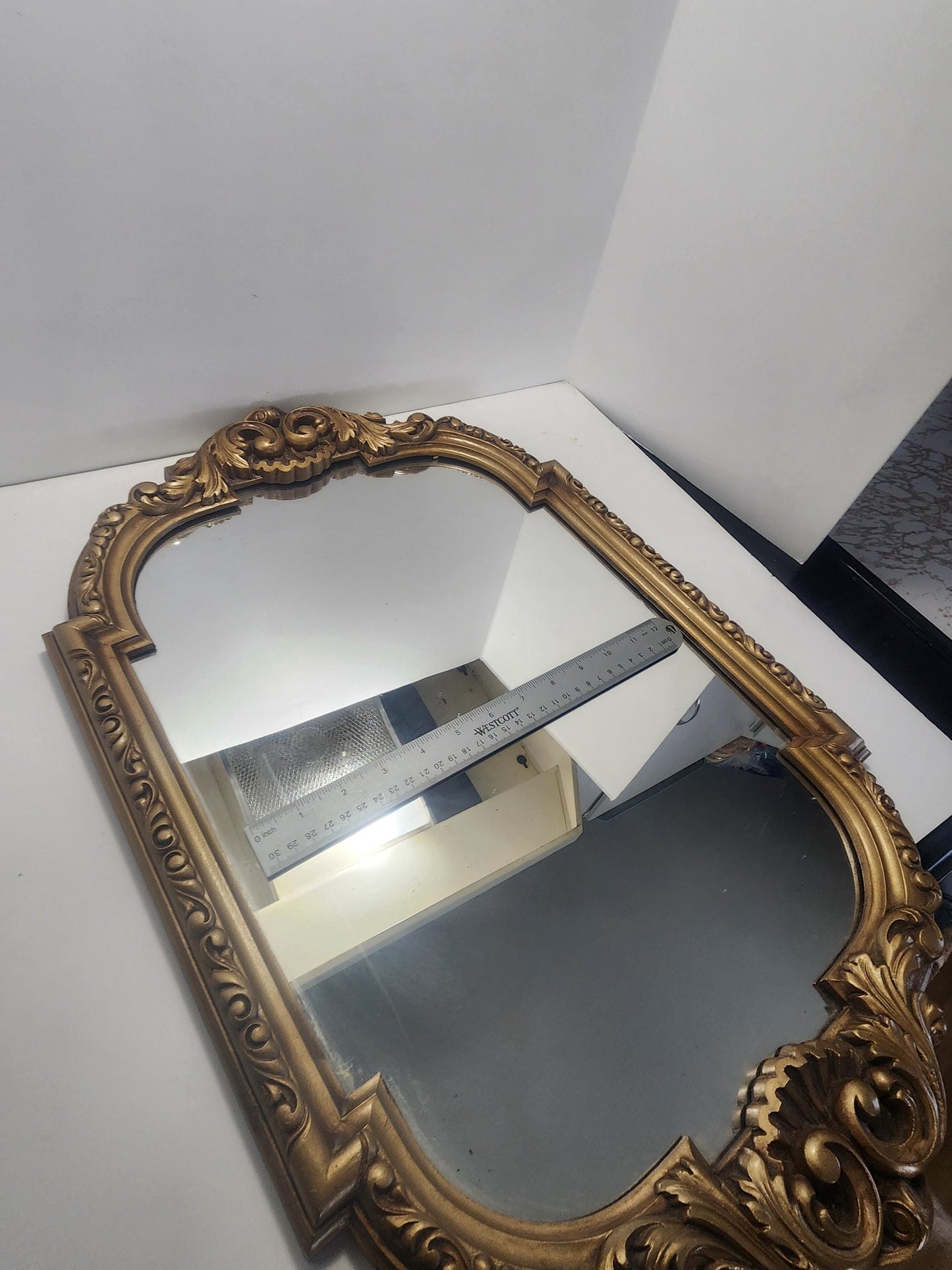 1970s Medium Rococo Style Mirror - Rococo - 1970s - Wall Decor - Mirror - Mirrors - Vintage Mirror - French - French Mirror