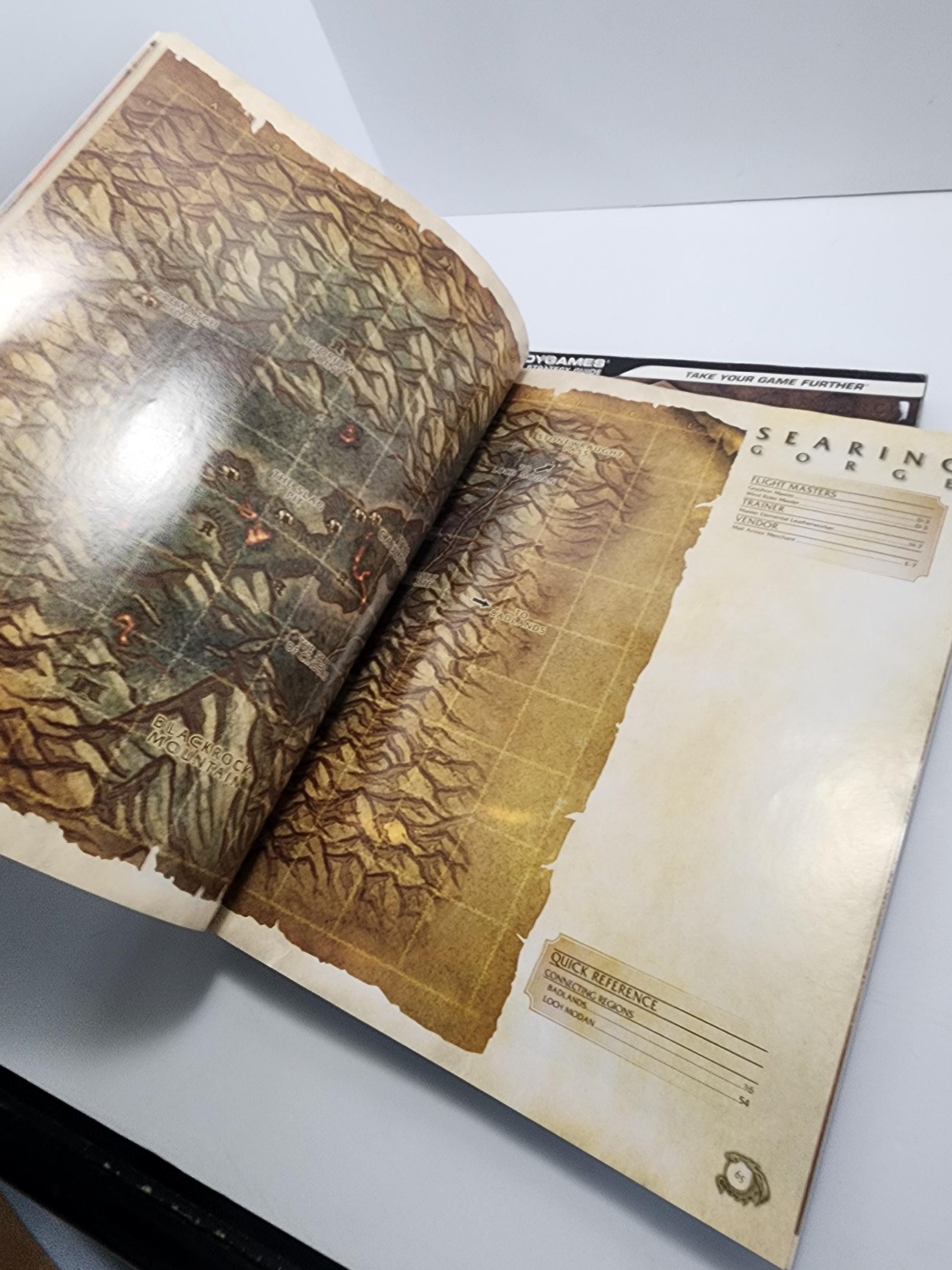 World Of Warcraft Game Manual and Atlas Lot of 2 - WOW - World Of Warcraft - Manuals - Game Walk Through - Game Manuals - PC Games - Atlas