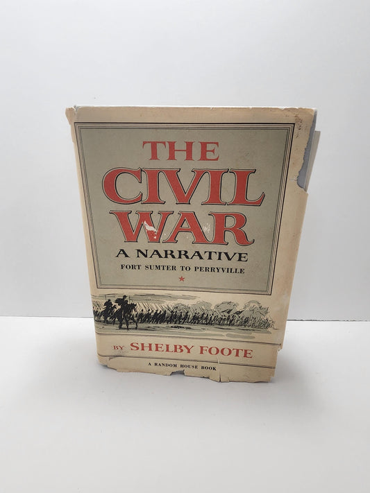 1958 The Cival War A Narrative By Shelby Foote - Cival War - Cival War Books - Shelby Foote - American History - History Books - War