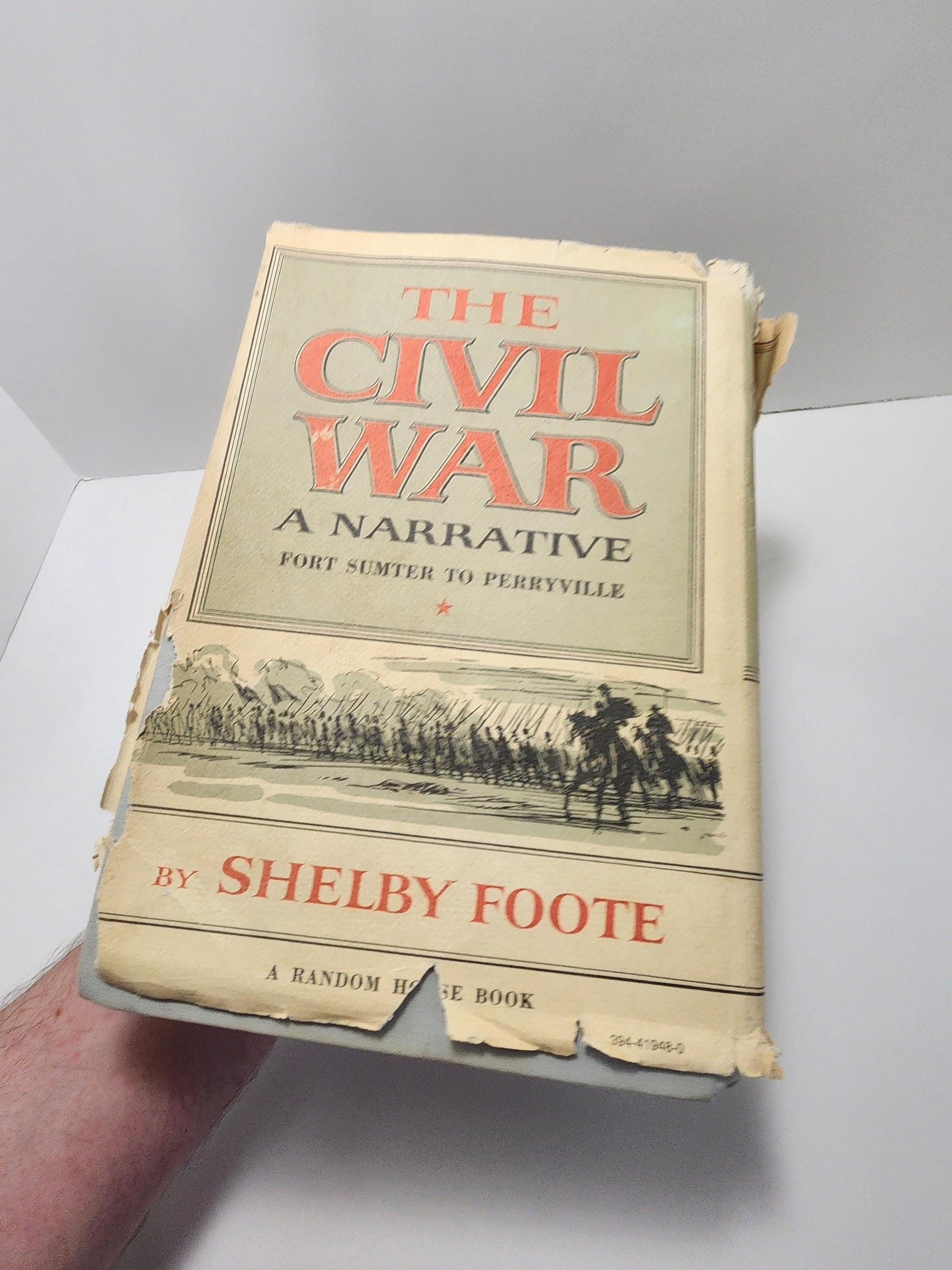 1958 The Cival War A Narrative By Shelby Foote - Cival War - Cival War Books - Shelby Foote - American History - History Books - War
