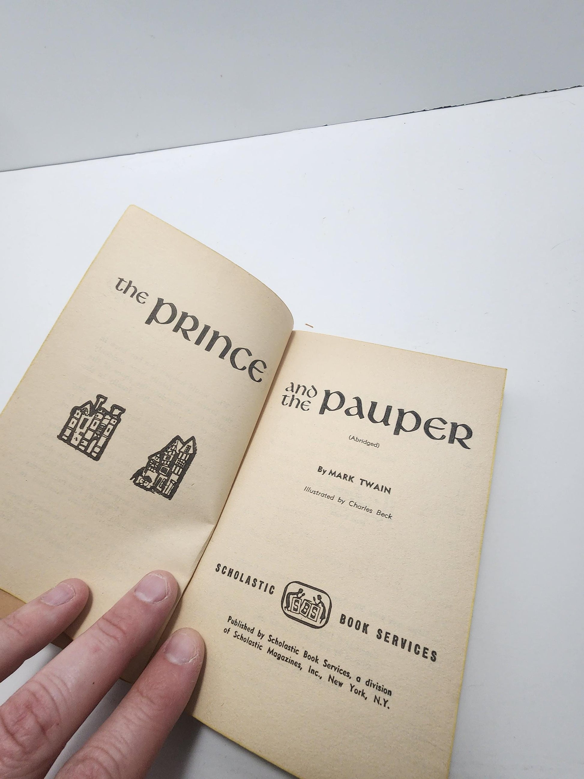 The Prince And The Pauper 1958 Mark Twain - Prince And Pauper - 1950s - Vintage Books - Famous Authors - Famous Books - Mark Twain
