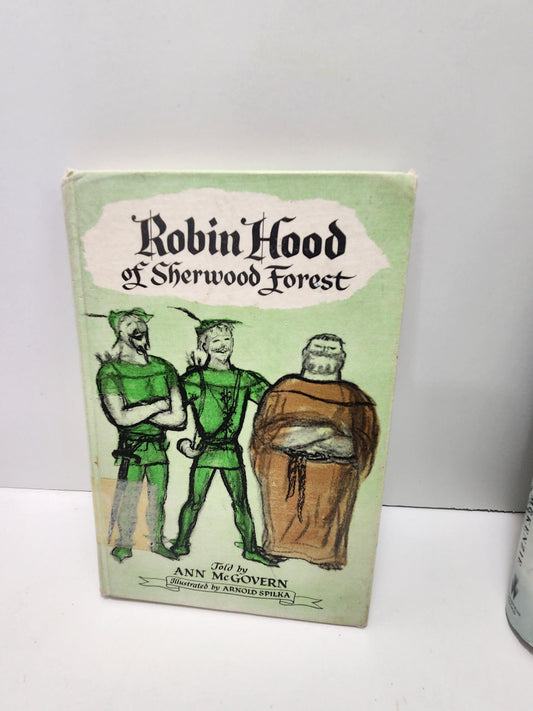 Robin Hood Of Sherwood Forest By Ann Mcgovern 1960s - Books - Vintage Books - Vintage Robin Hood - Robin Hood - 1960s - Antiques - Literatur