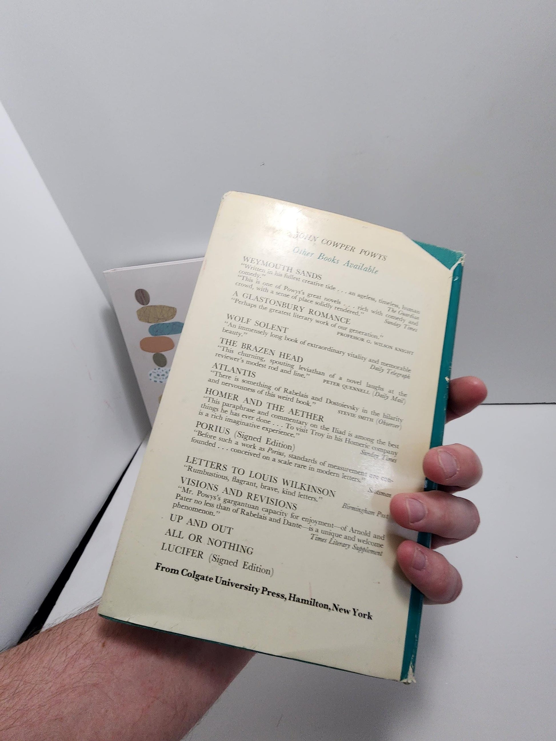 Poems Book 1964 John Cowper Powys - Poems - Poems Books - Antiques - Antique Books - 1960s - 1960s Books - John Cowper Powys