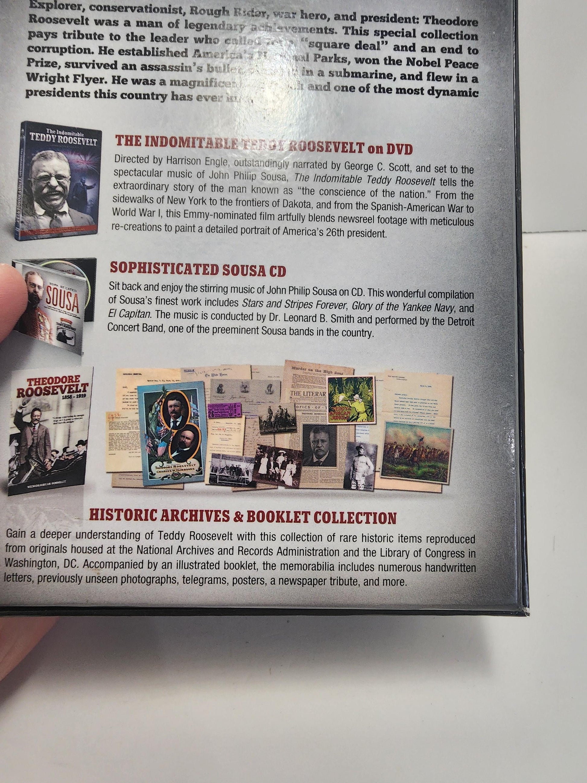 Theodore Roosevelt Memorbilla Dvd Box Collection Set - Heritage Collection - Presidents - United States - History - Teddy Roosevelt