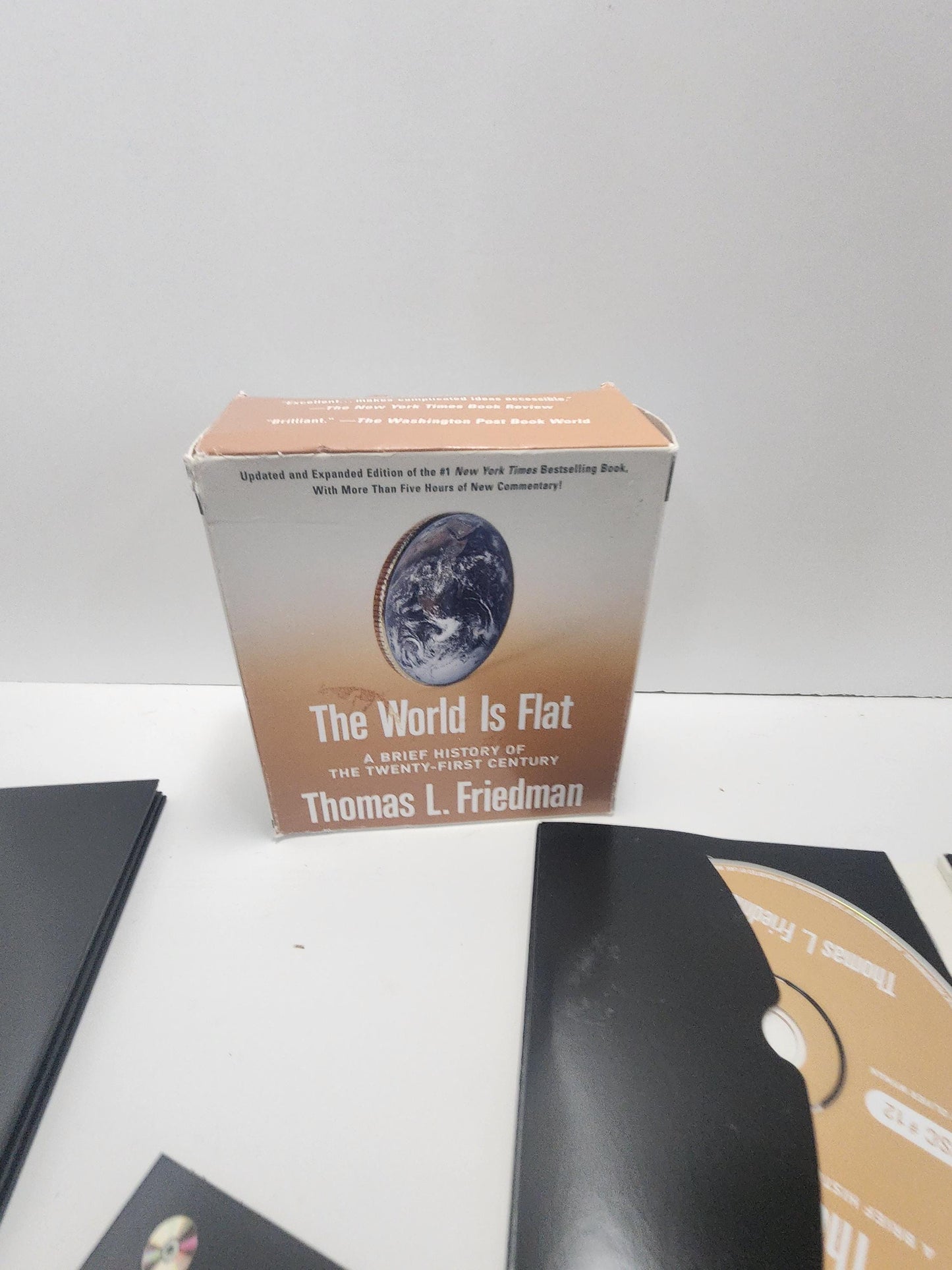 The World Is Flat On Disc By Thomas Friedman - Gag Gifts - History - World Is Flat - World - Cds - Audio Books - Audiobooks