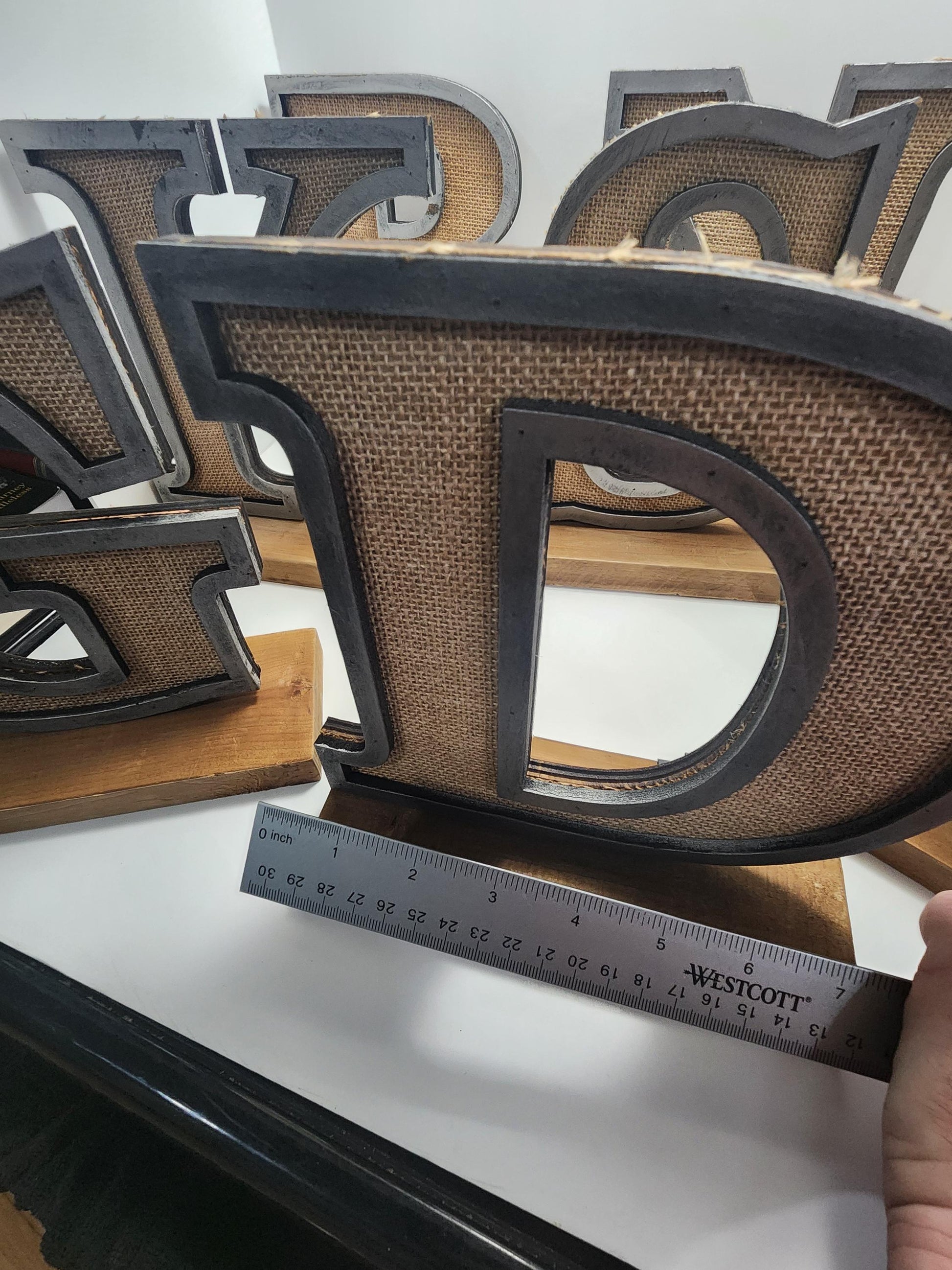 Oversized Wooden Letter Decor Pieces - Letters - Big Letters - Decor - Wood Letters - Vintage Decor - Names - Housewarming - Letters