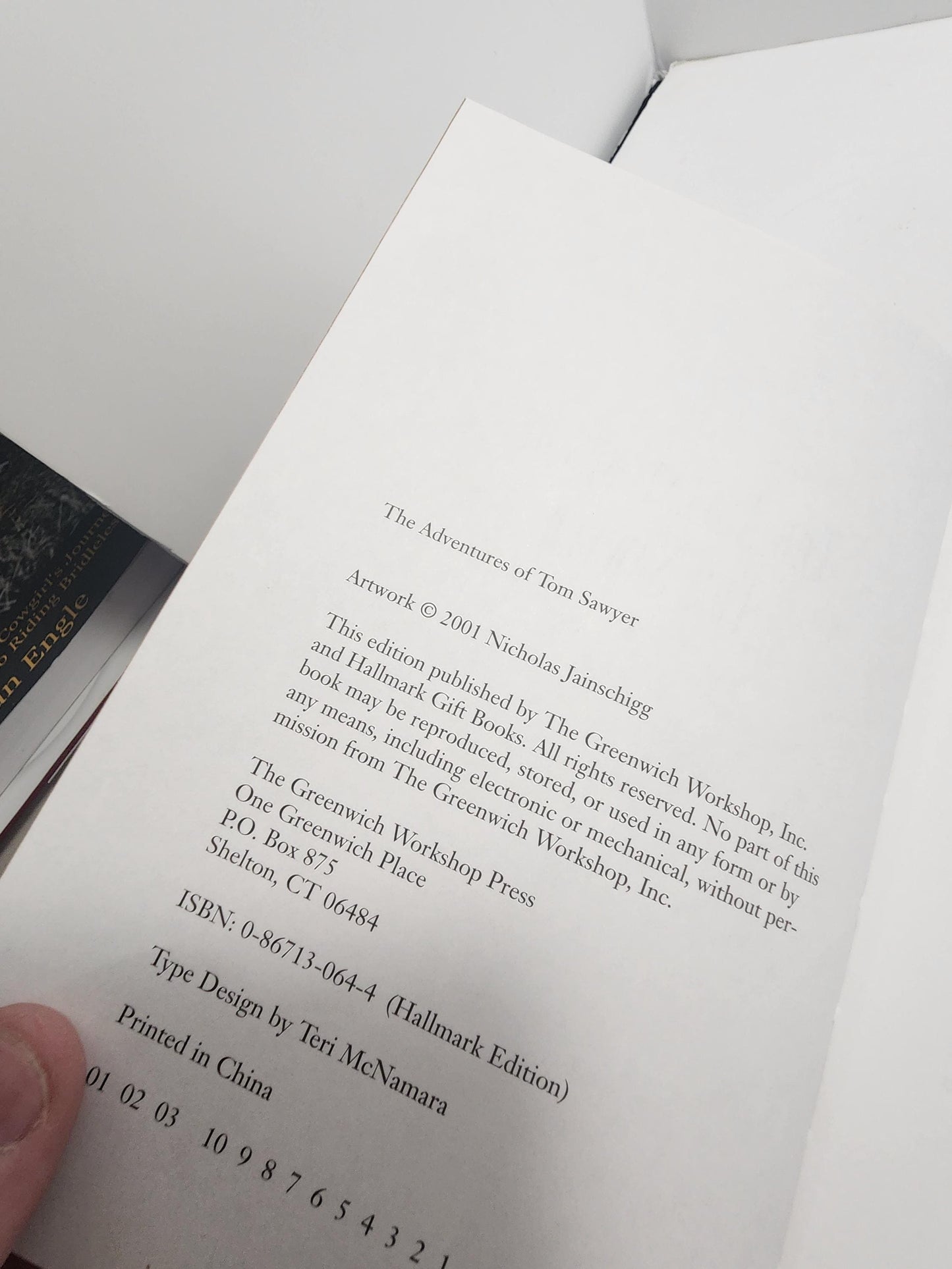 Hallmark Edition 2001 Books - The Adventures Of Tom Sawyer - The Secret Garden - Frances Burnett - Hallmark - Famous Books - Mark Twain