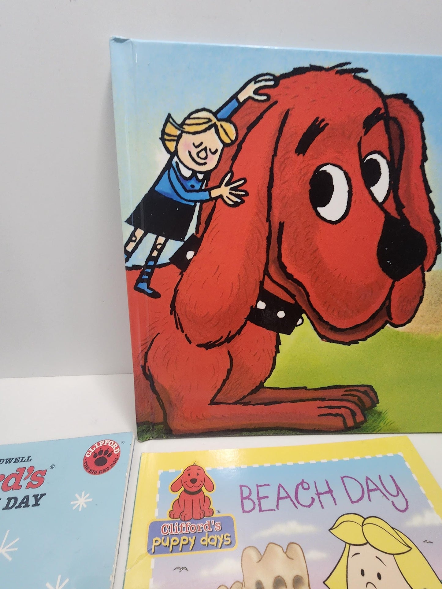 Clifford The Big Red Dog Book Lot of 4 By Norman Bridwell - PBS- PBS Shows - Books - Kids Books - Children's Books - Clifford The Big RedDog