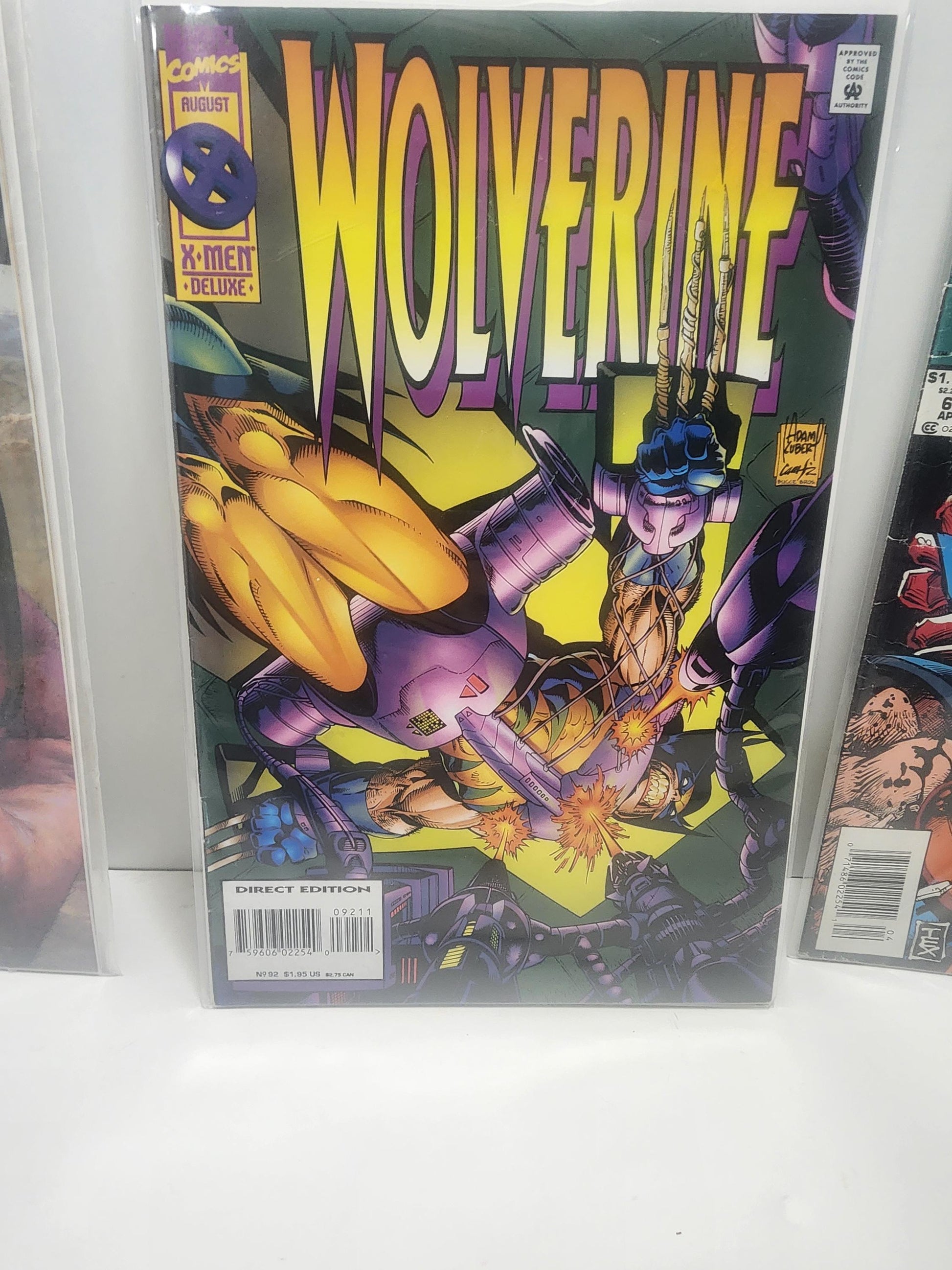 Wolverine Marvel Xmen 1995 Vintage First Print Comics - Wolverine - Comics - Xmen - Marvel - Xmen Comics - Wolverine Comics - 1990s