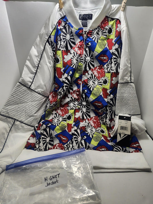 G Net Womens 1990 Medium Windbreaker Vintage Jacket - Womens - Womens Clothes - Vintage Clothes - Jackets - Vintsmage Jacket - G Net