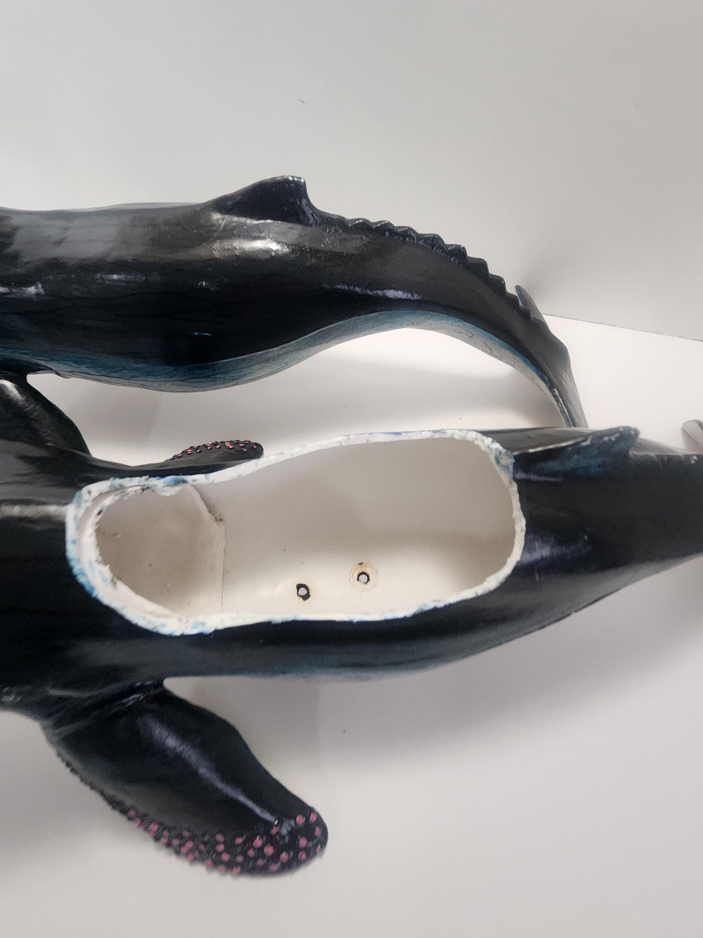 Humpback Whales 1980s Vintage PVC Figures - Whales - Humpback Whales - Pvc - Toys - Planters - Animals - Ocean - Decor