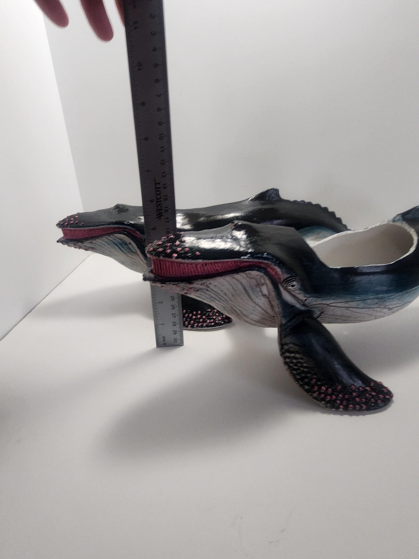 Humpback Whales 1980s Vintage PVC Figures - Whales - Humpback Whales - Pvc - Toys - Planters - Animals - Ocean - Decor