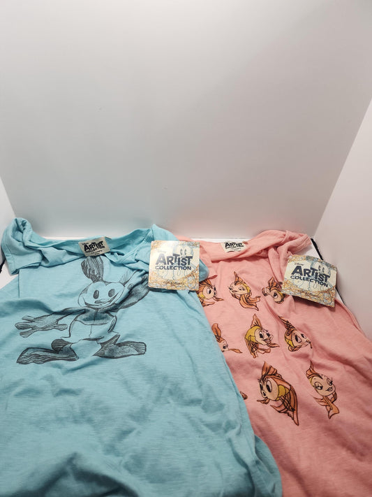 Womens Disney Artist Collection Small T Shirts - Womens Clothes - Clothes - T Shirts - Disney Artist Collection - Disney Shirt