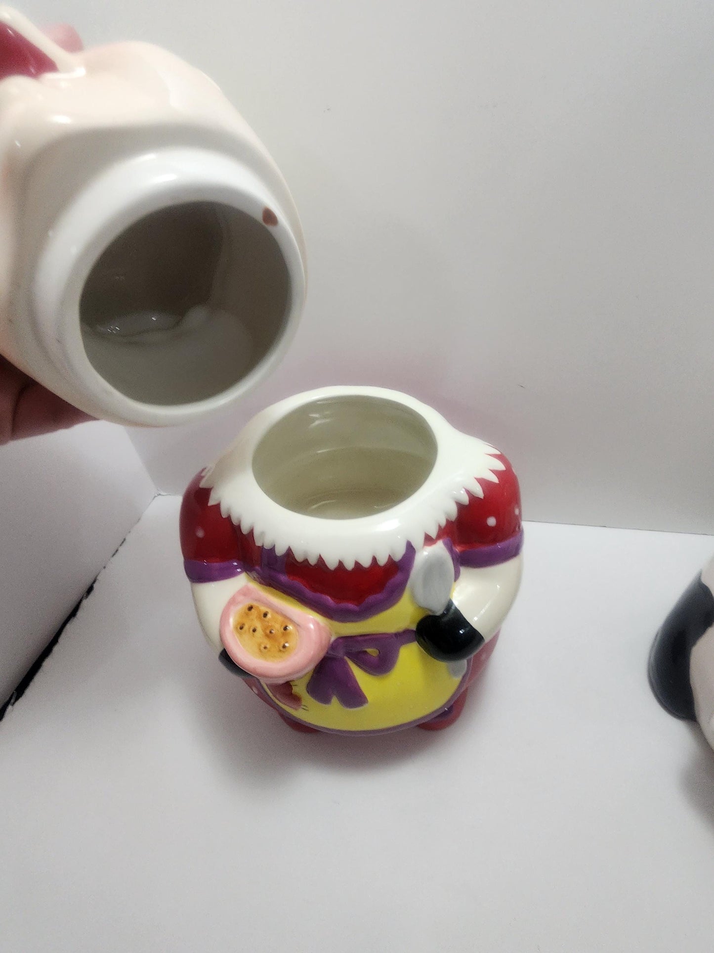 Ceramic 1980s Cookie Jars - Pigs - Chickens - Cows - Farm - Farm Decor - Kitchen - Kitchen Decor - Cookie Jars - Kitchen Decor - 1980s