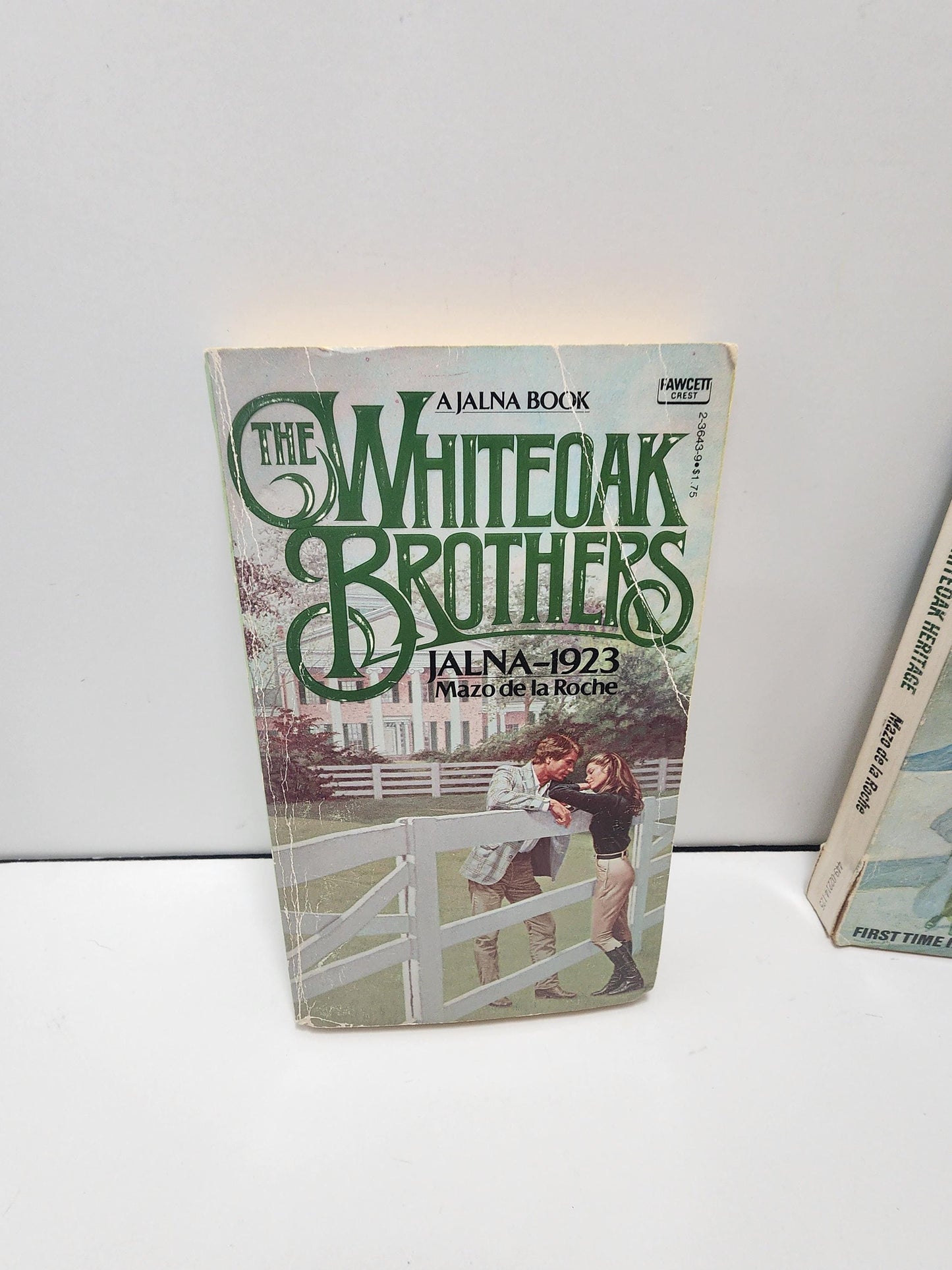 WHITEOAK HERITAGE By Mazo De La Roche 1974 Fawcett Paperback Historical Romance Lot Of 2 - Whiteoak Heritage - Romance Books - Mazo De Roche