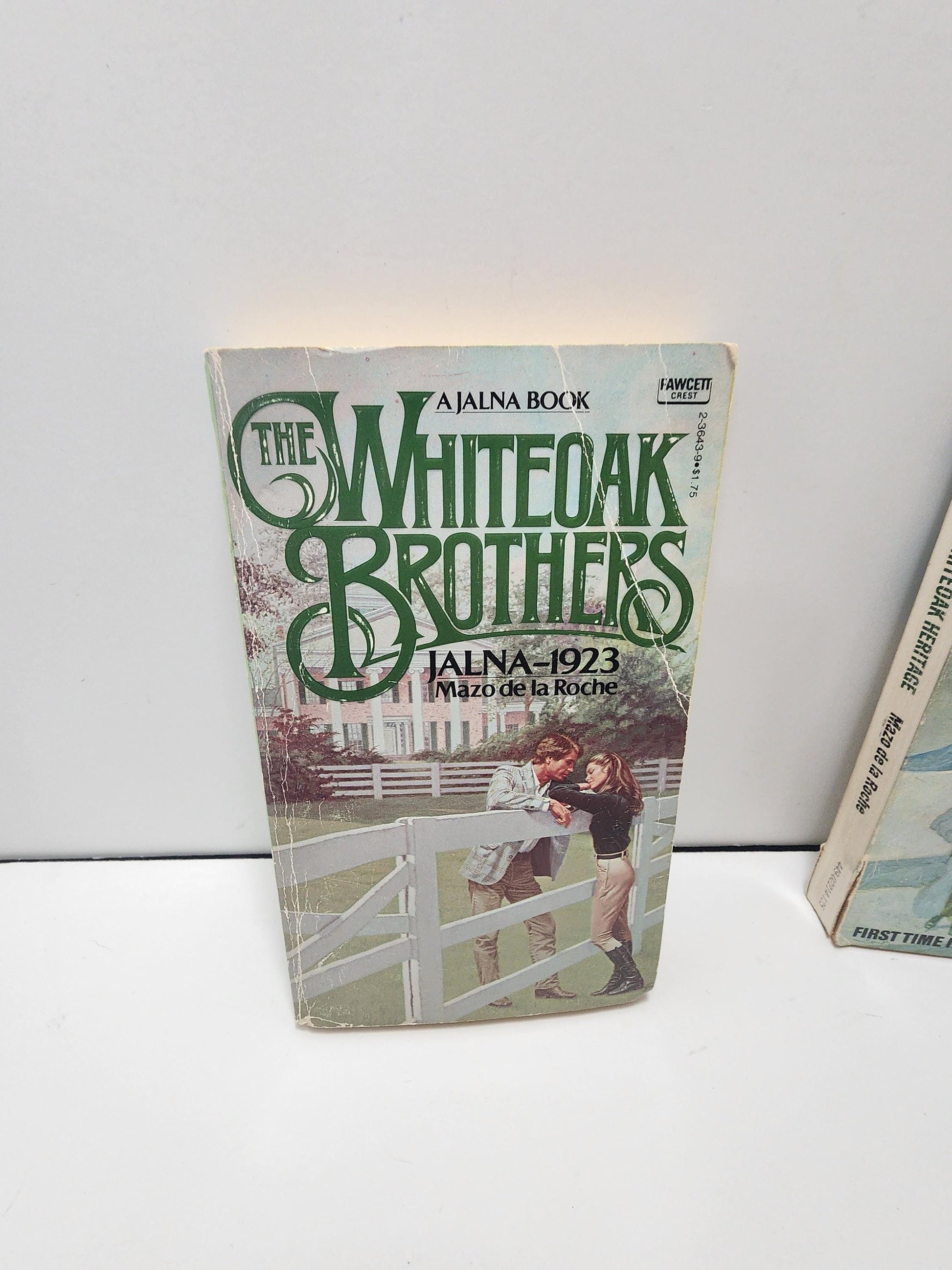 WHITEOAK HERITAGE By Mazo De La Roche 1974 Fawcett Paperback Historical Romance Lot Of 2 - Whiteoak Heritage - Romance Books - Mazo De Roche