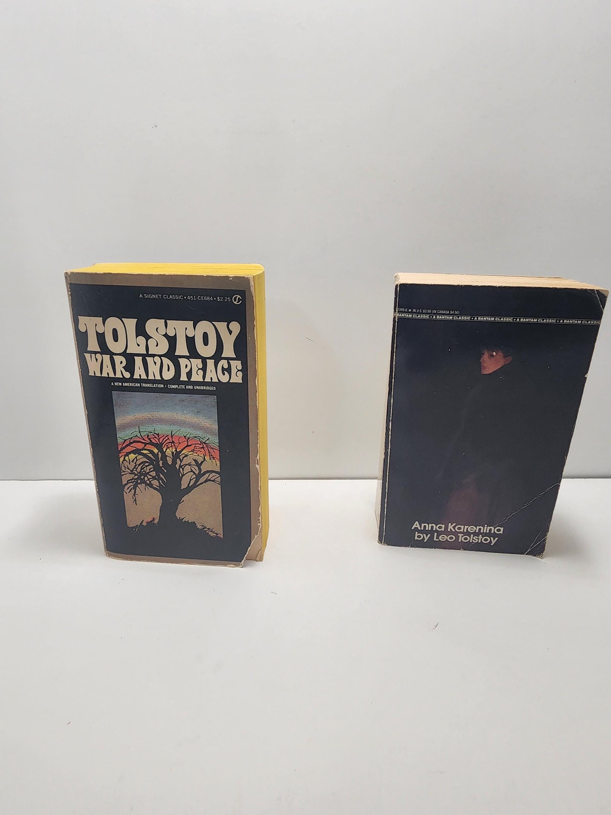 War & Peace 1960s Leo Tolstoy Lot of 2 - Books - War - Peace - War and Peace - Paperback Books - 1960s Books - Leo Tolstoy