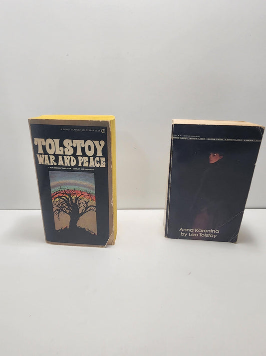 War & Peace 1960s Leo Tolstoy Lot of 2 - Books - War - Peace - War and Peace - Paperback Books - 1960s Books - Leo Tolstoy