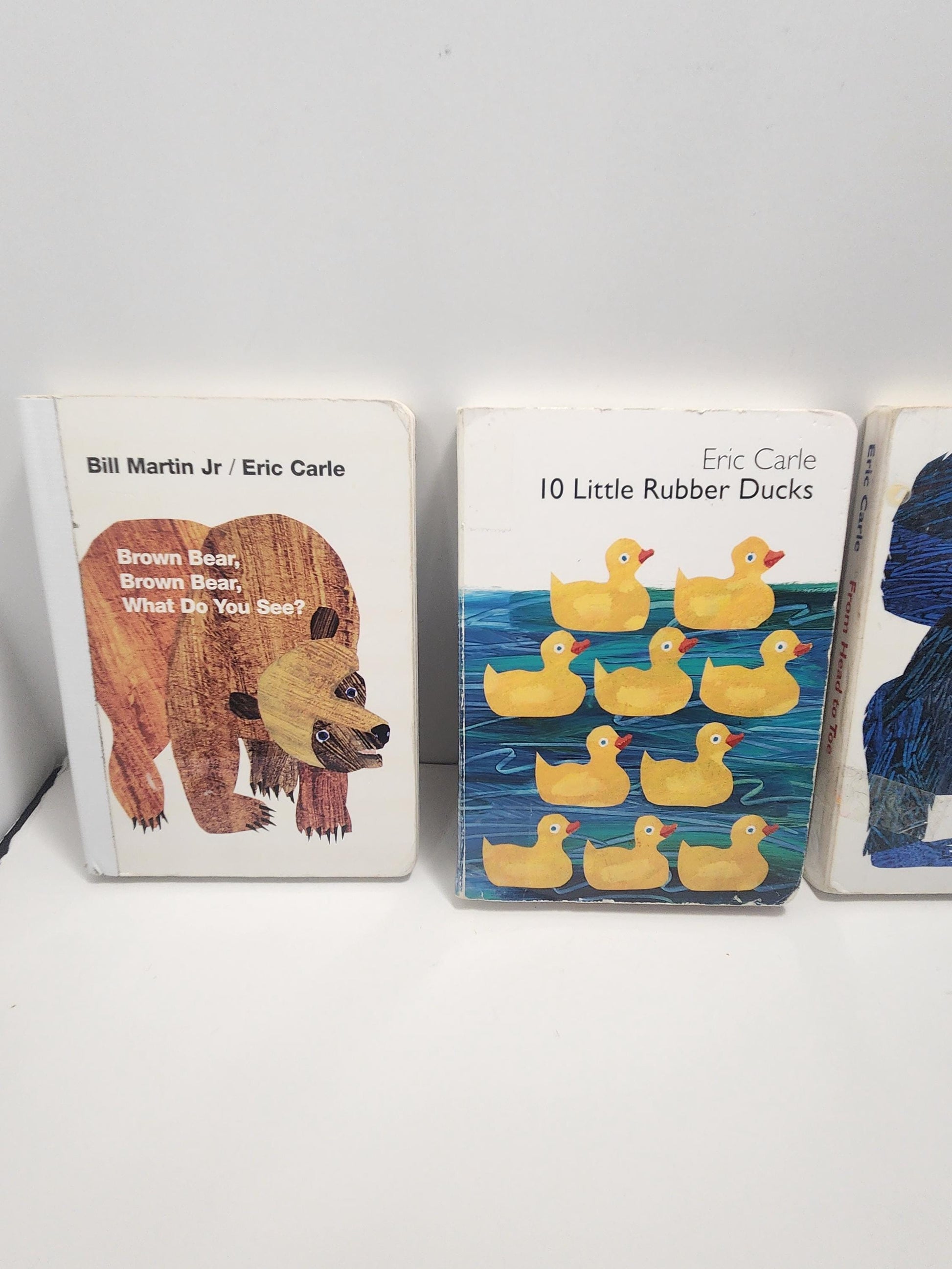 Eric Carle Books Lot of 4 - Eric Carle - Children's Books - Vintage Books - Eric Carle Books - Brown Bear - Very Quiet Cricket