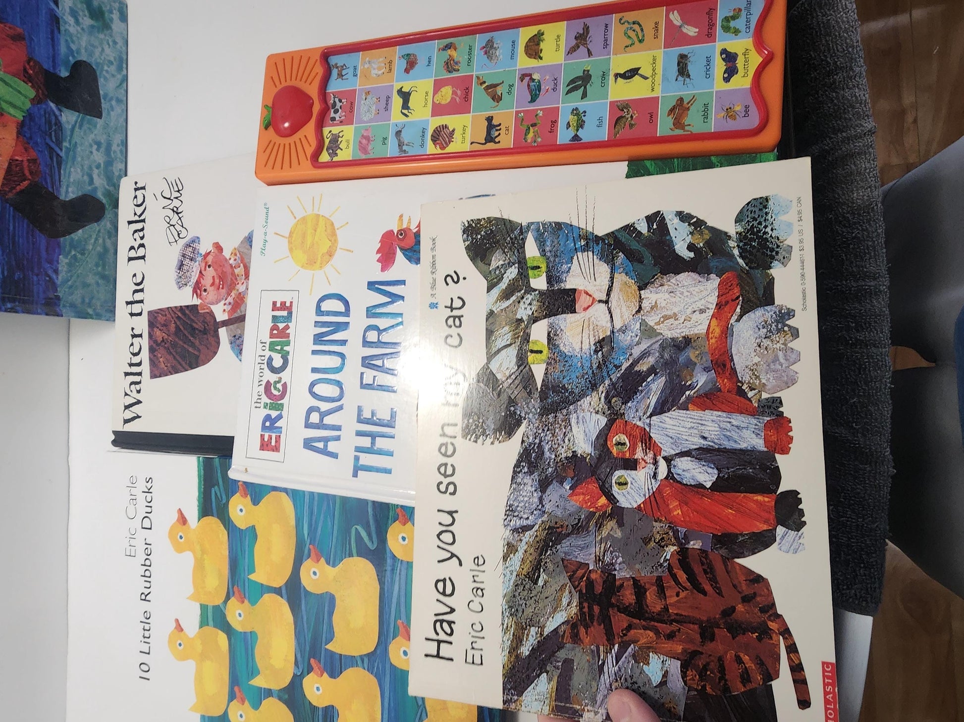 Eric Carle Vintage Book Lot of 5 - Interactive Books - Animal Books - Sound Books - Eric Carle - Eric Carle Books - Kids Books