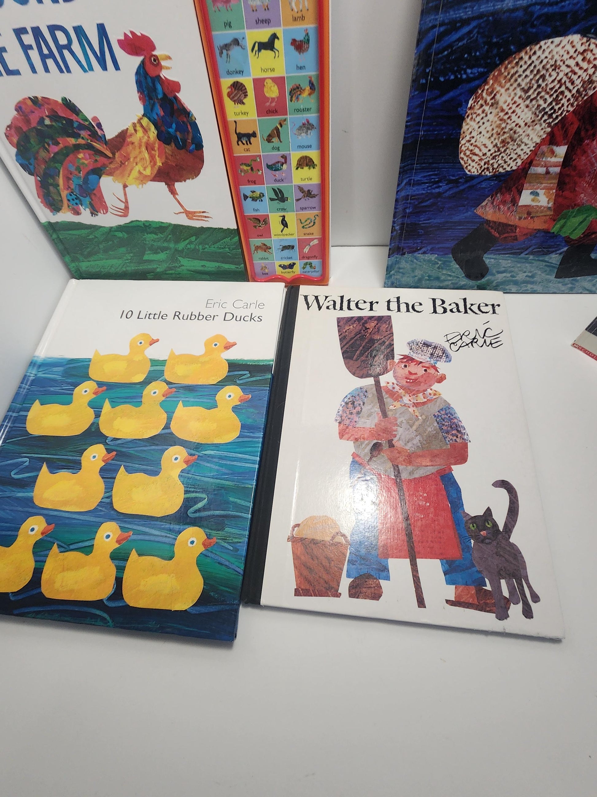 Eric Carle Vintage Book Lot of 5 - Interactive Books - Animal Books - Sound Books - Eric Carle - Eric Carle Books - Kids Books