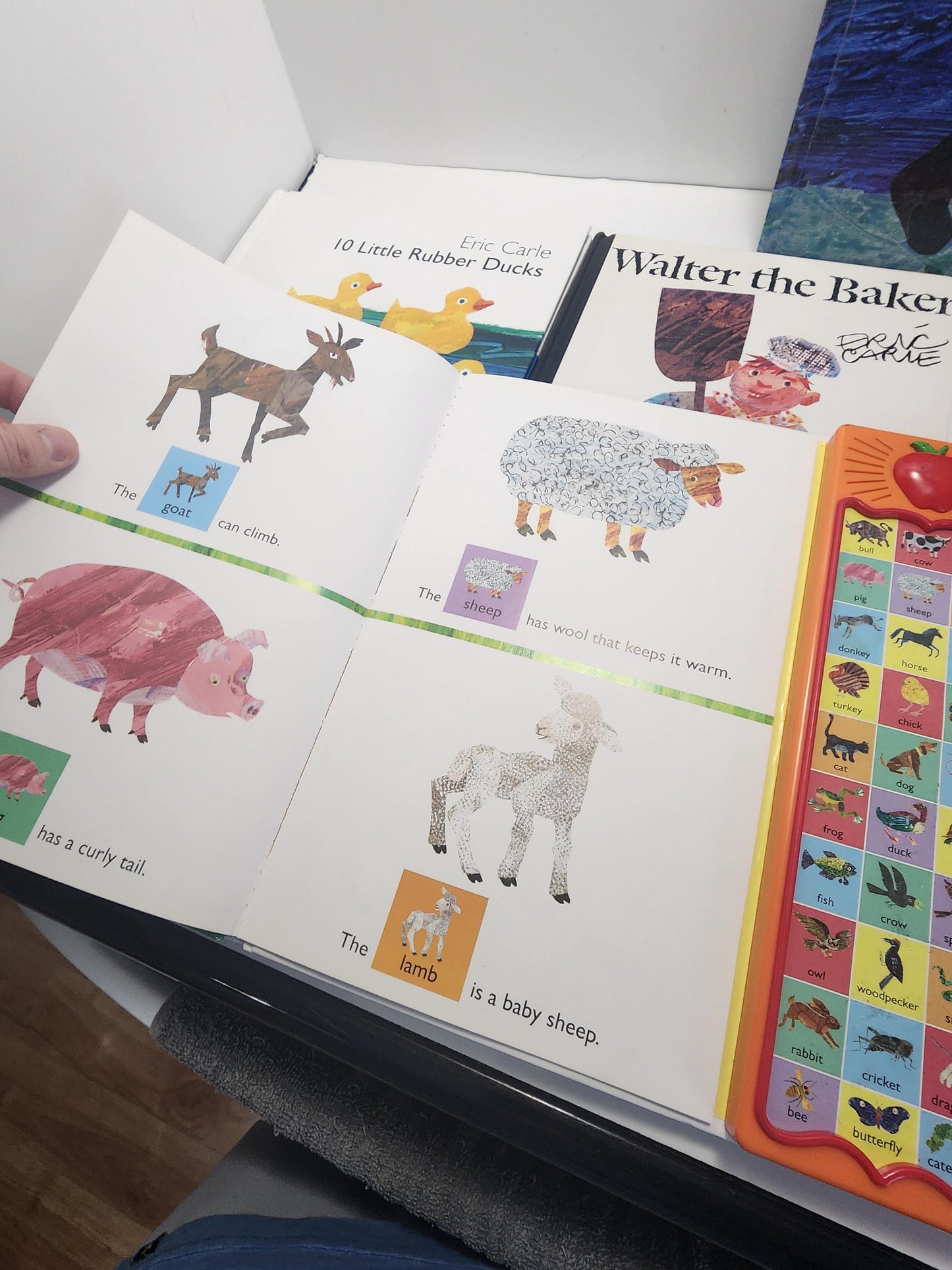 Eric Carle Vintage Book Lot of 5 - Interactive Books - Animal Books - Sound Books - Eric Carle - Eric Carle Books - Kids Books