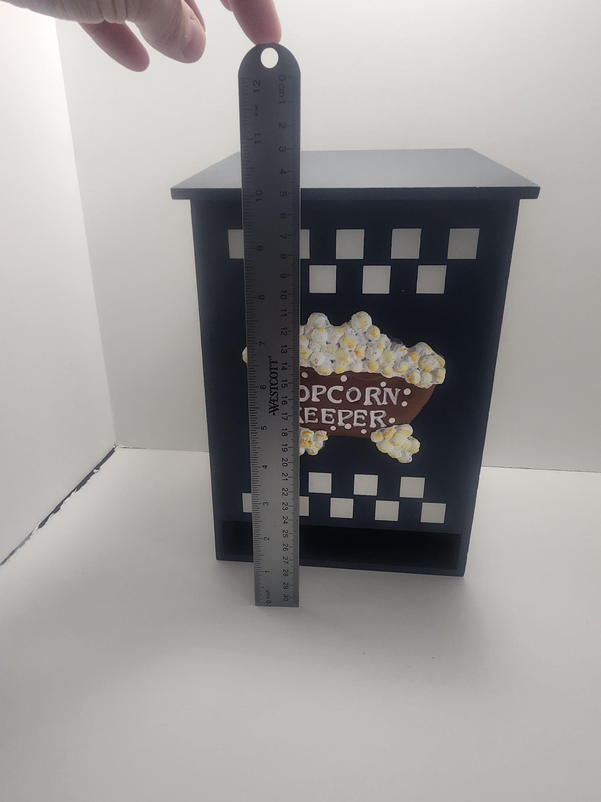 Popcorn Keeper - Popcorn - Popcorn Decor - Movie Theater - Home Decor - Kitchen - Kitchen Decor