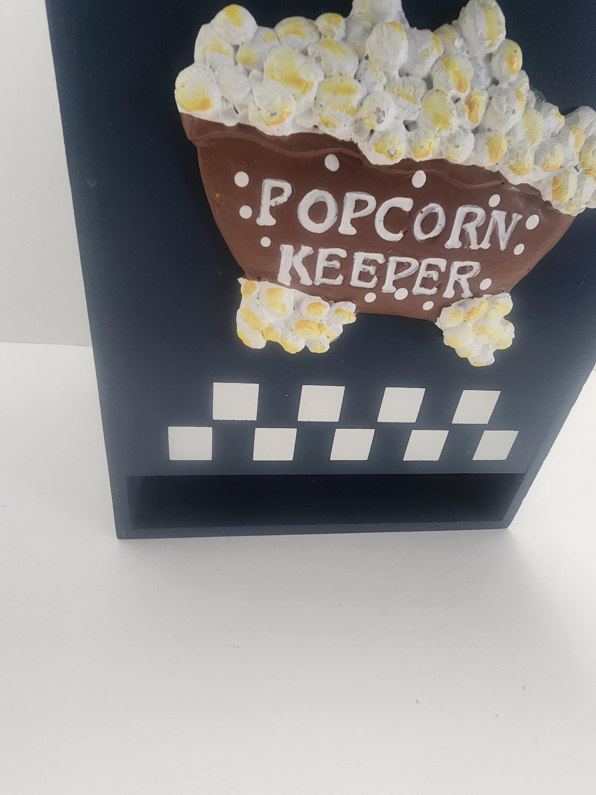 Popcorn Keeper - Popcorn - Popcorn Decor - Movie Theater - Home Decor - Kitchen - Kitchen Decor