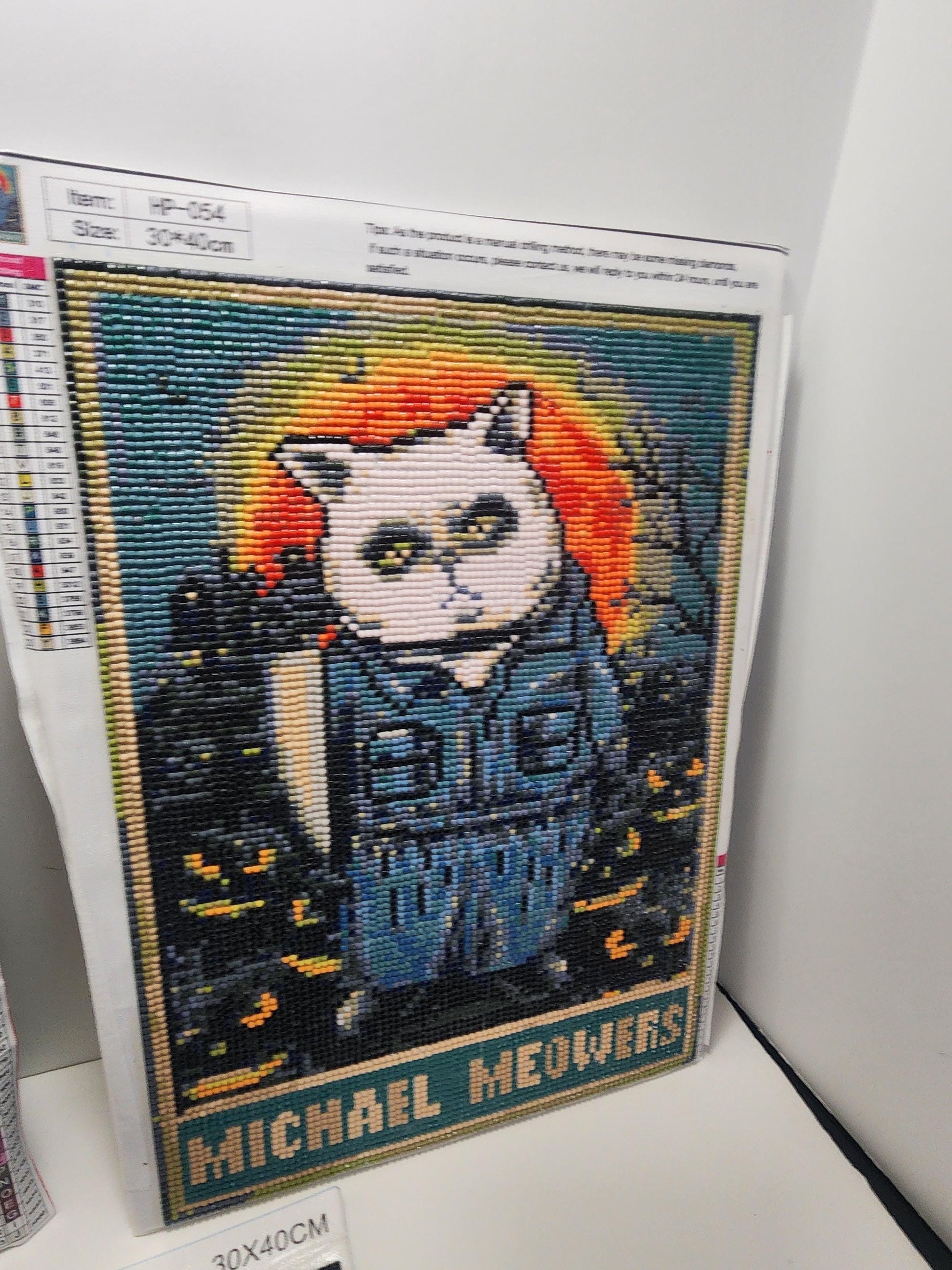 Halloween Special Lot of 3 Diamond Art Wall Decor - Halloween - Decor - Pictures - Diamond Art - Micheal Myers - Jason - Black Cats