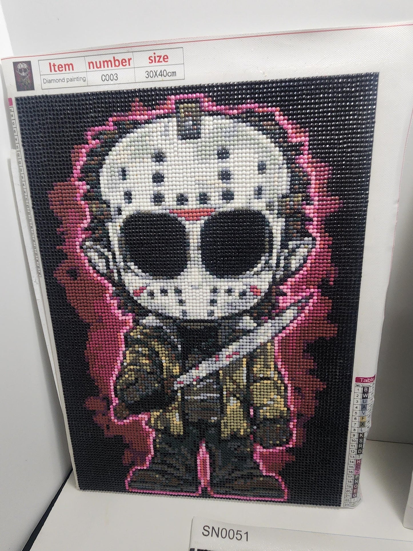 Halloween Special Lot of 3 Diamond Art Wall Decor - Halloween - Decor - Pictures - Diamond Art - Micheal Myers - Jason - Black Cats