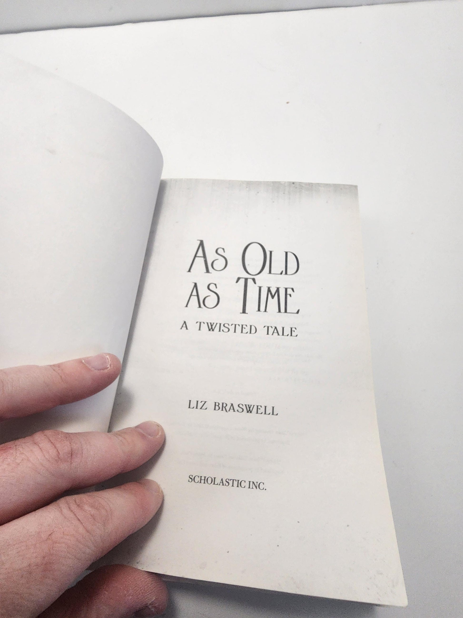 Disney As Old As Time By Liz Braswell - Beauty And The Beast - Books - Disney - Disney Books - Disney Gift - As Old As Time - Liz Braswell